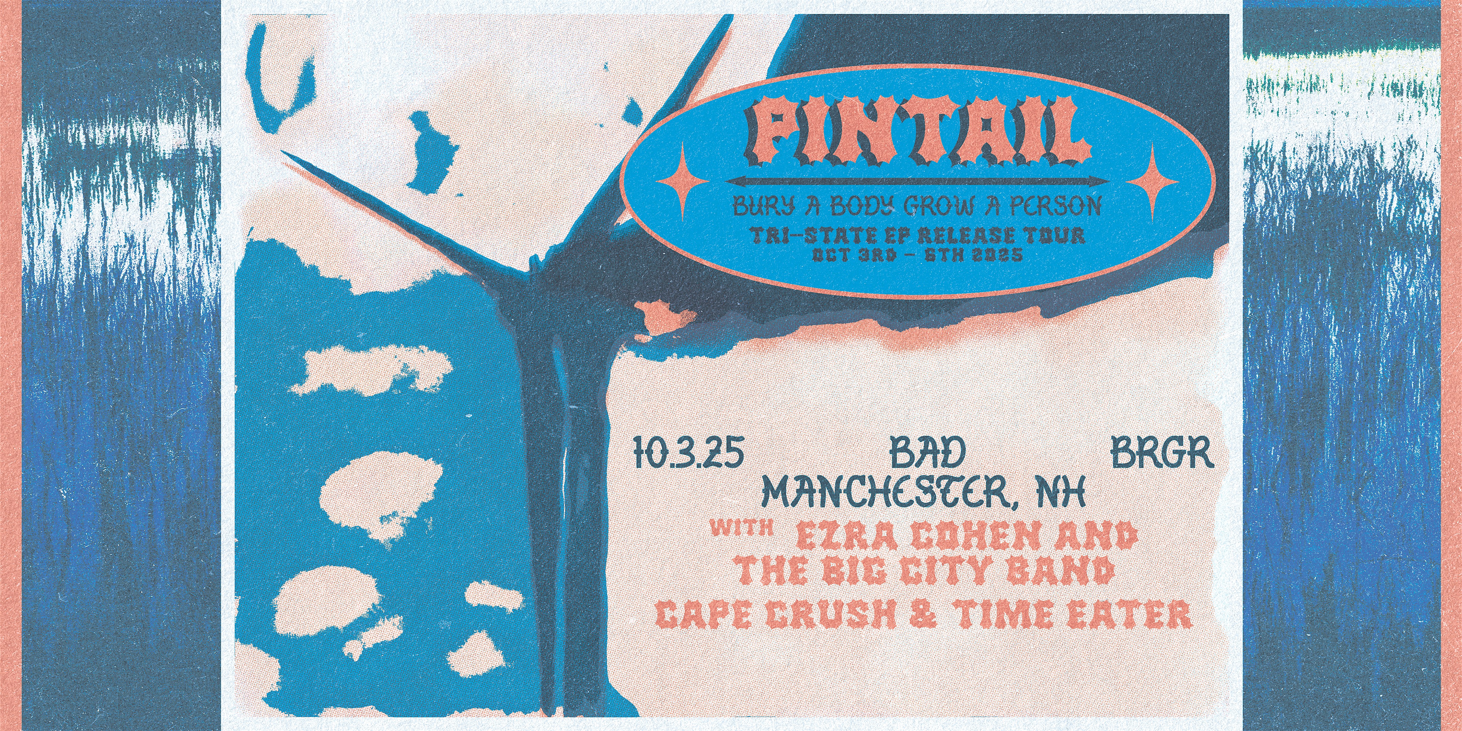 Pintail w/ Ezra Cohen and The Big City Band, Cape Crush, & Time Eater at BAD BRGR – Manchester, NH
