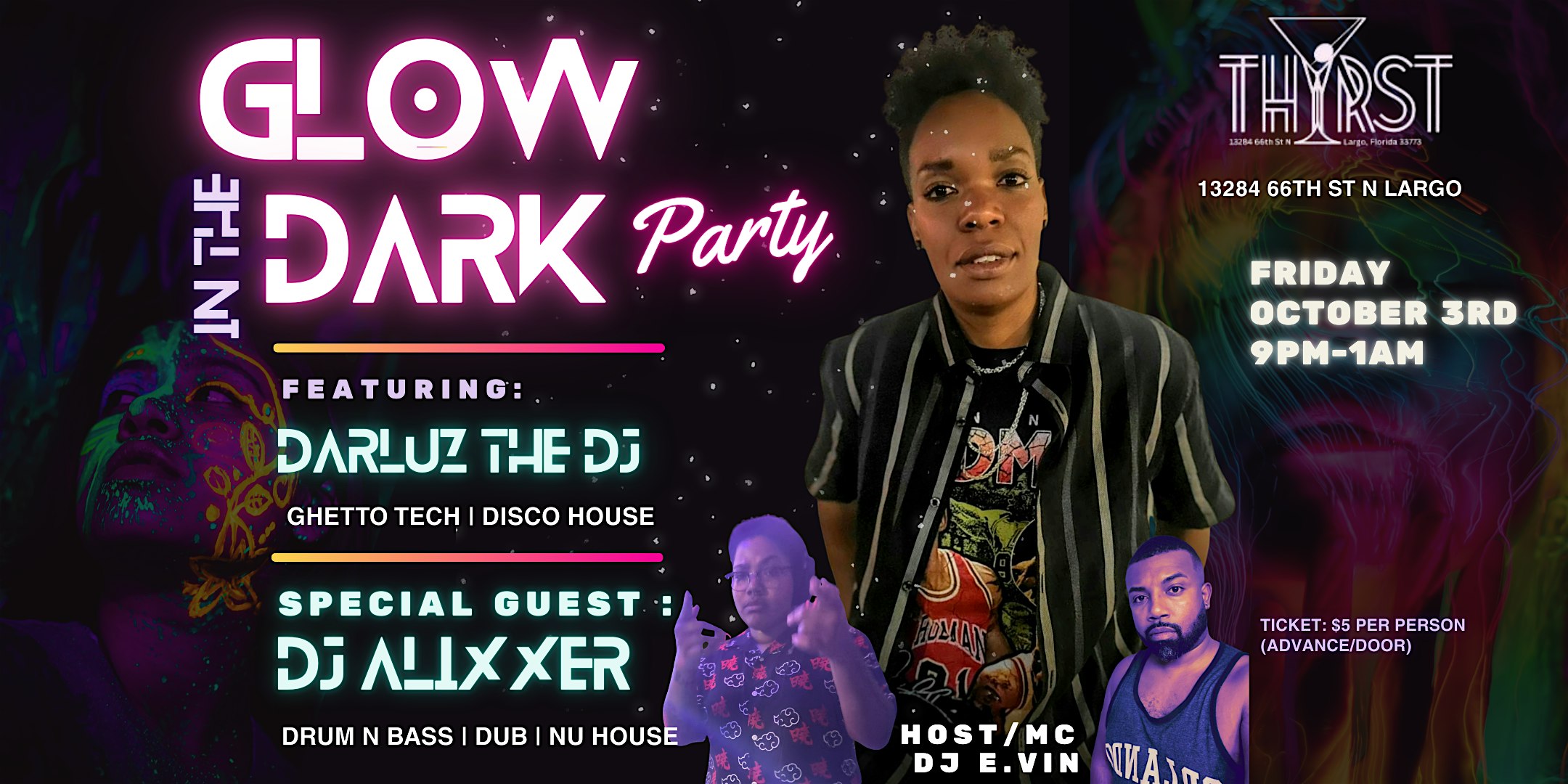 The Glow Up w/ DarLuz the DJ & Friends at Shelter Strong – Largo, FL