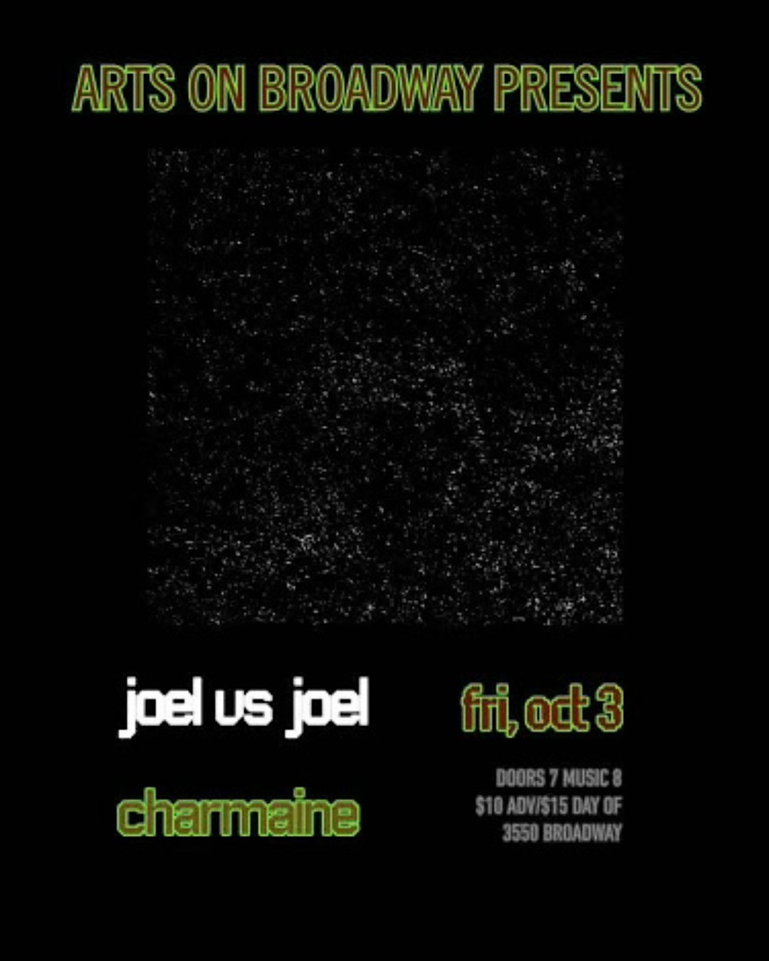 joel vs joel w/ Charmaine at Arts on Broadway – Kansas City, MO