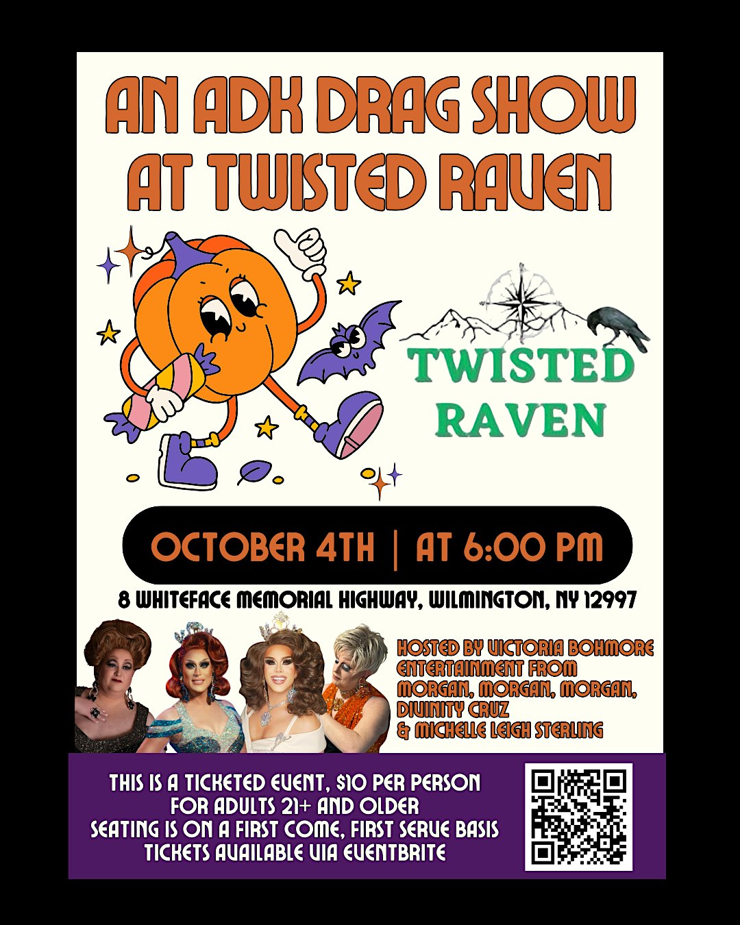 An ADK Drag Show at the Twisted Raven at Twisted Raven – Wilmington, NY