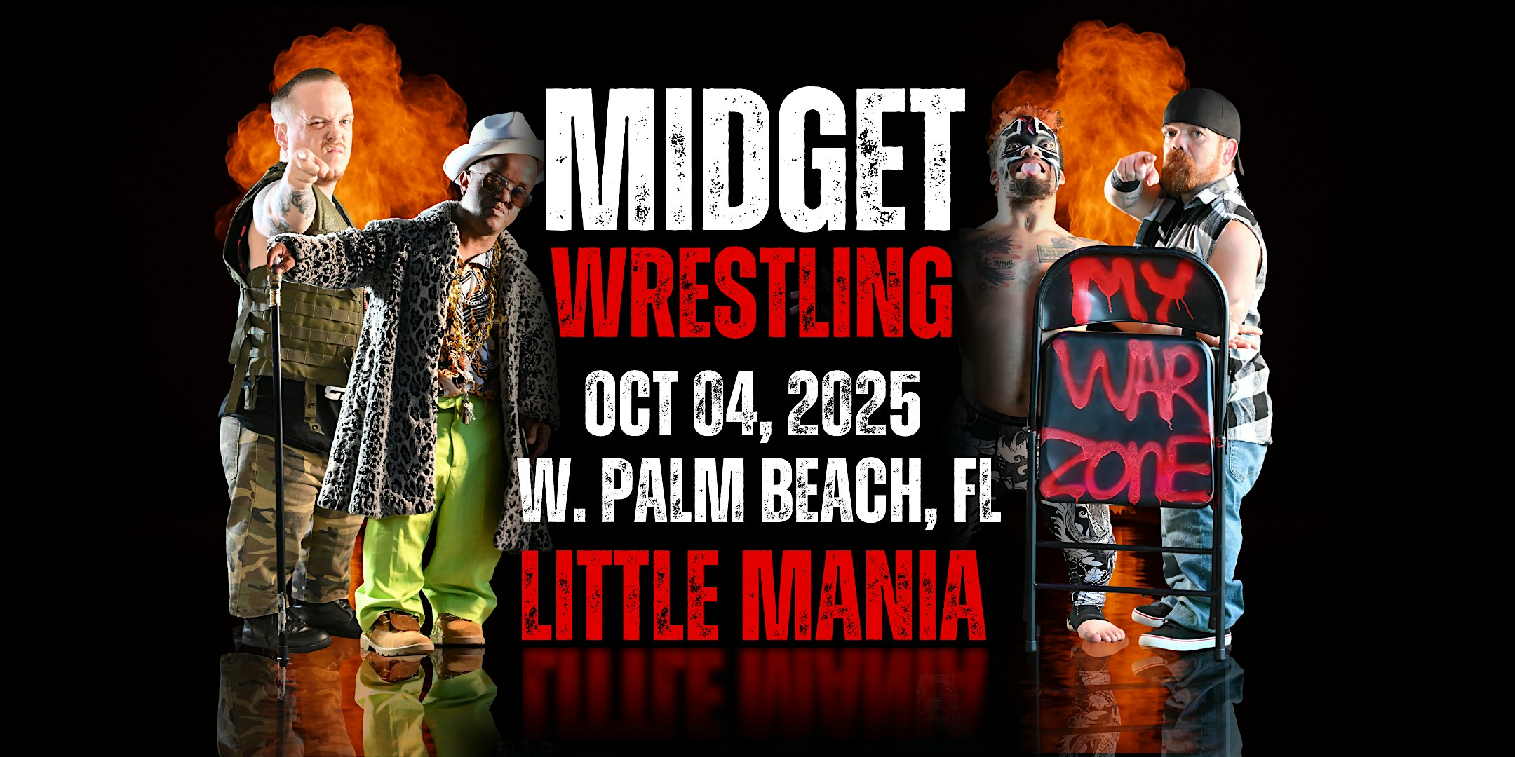 Little Mania Midget Wrestling – W. Palm Beach, FL – Oct 04, 2025 – Buy Now at Ivy Palm Beach – West Palm Beach, FL
