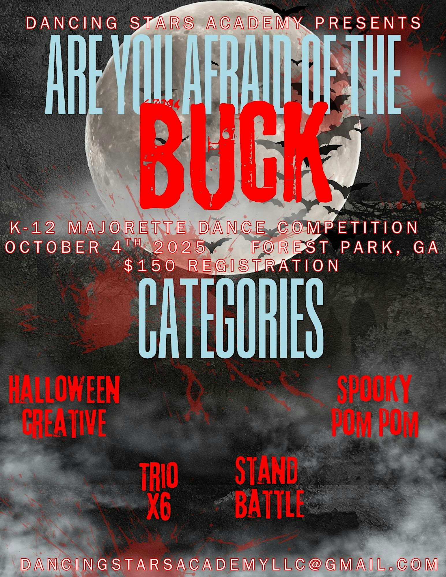 Dancing Stars Academy Presents: Are you afraid of the buck at 3444 N Fulton Ave – Hapeville, GA