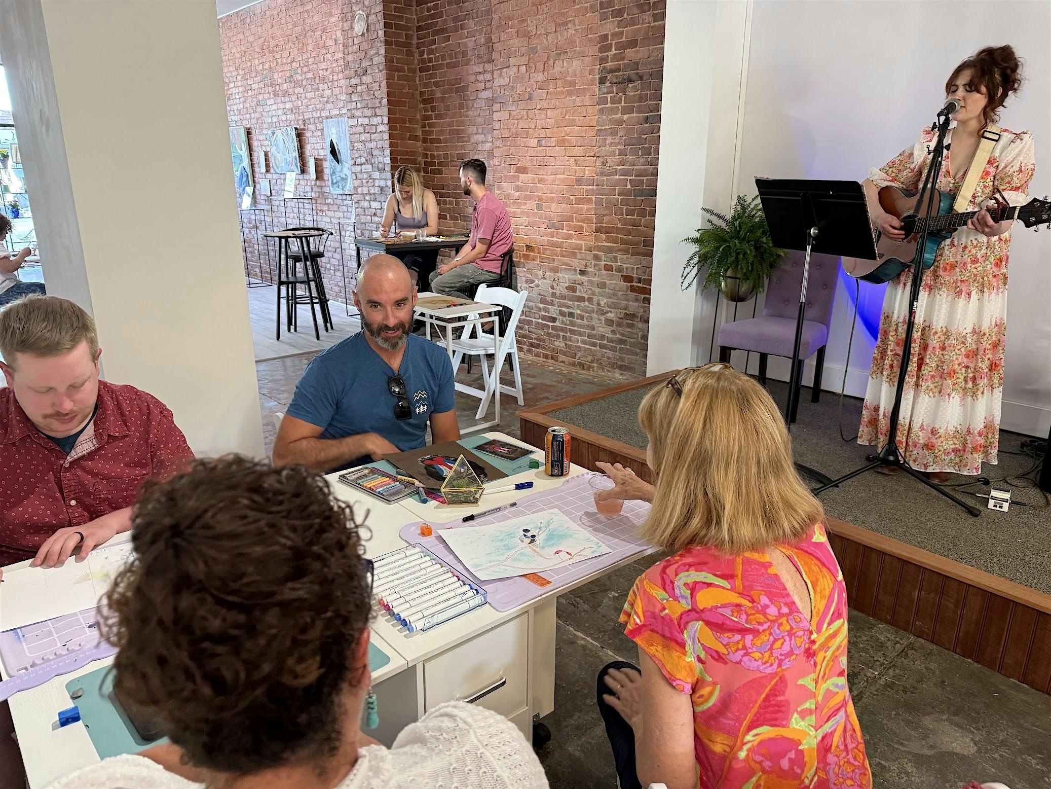 Live Music + Art Making at 262 Central Ave – Dover, NH