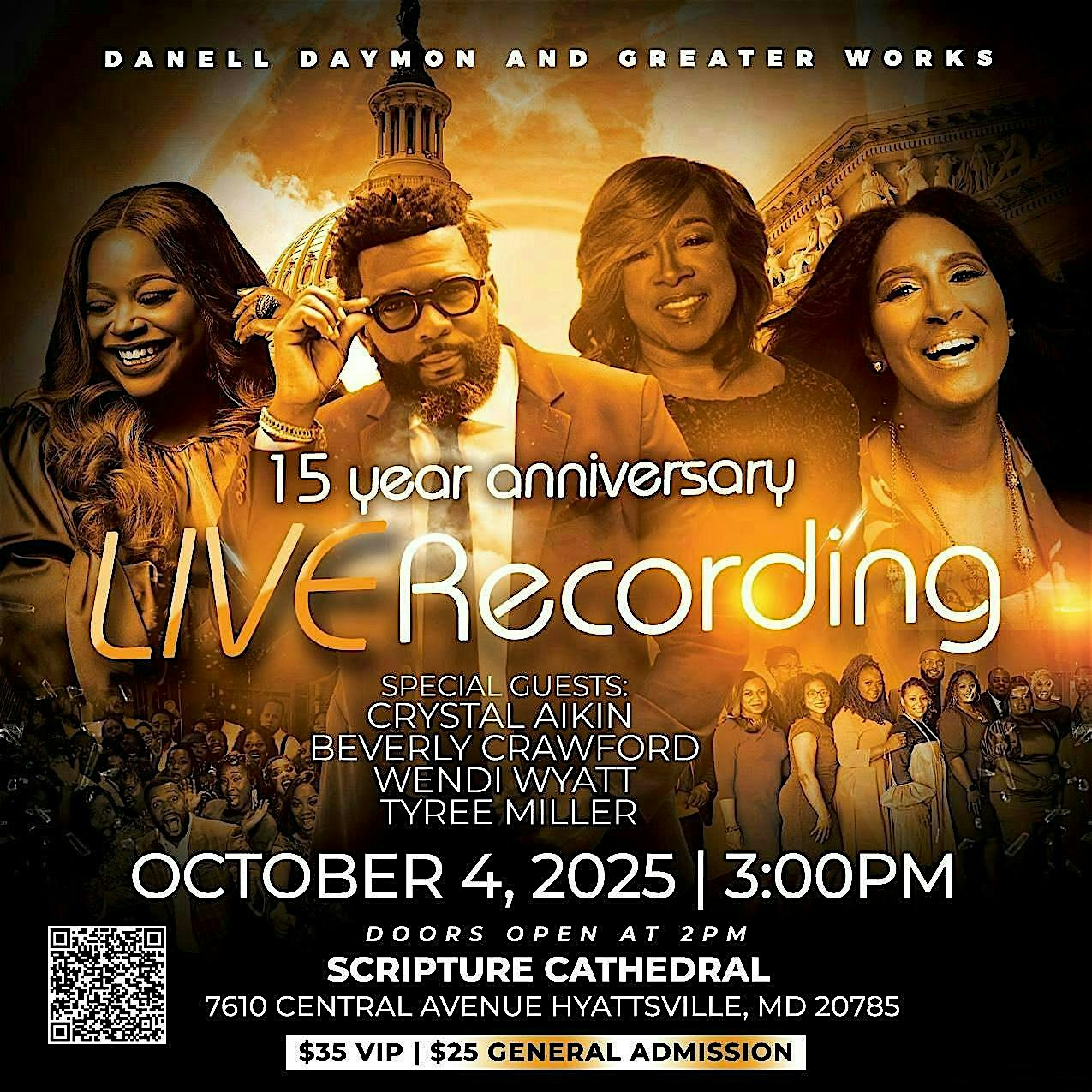 DaNell Daymon & Greater Works – A Day Session in the DMV at Scripture Cathedral Ministries – Hyattsville, MD