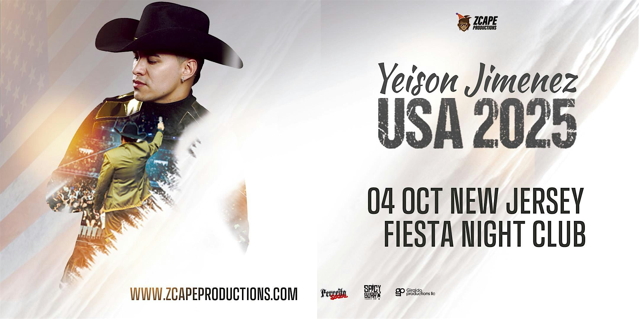 Yeison Jimenez en New Jersey at Fiesta Night Club & Restaurant – Passaic, NJ