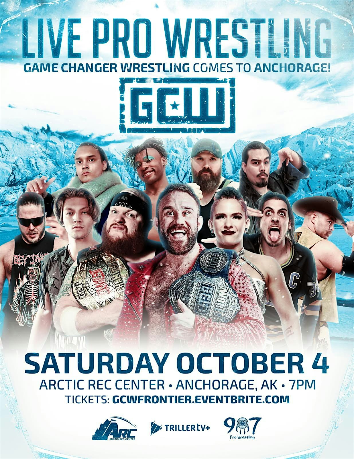 GCW Presents “The Last Frontier” at The Arctic Rec Center – Anchorage, AK