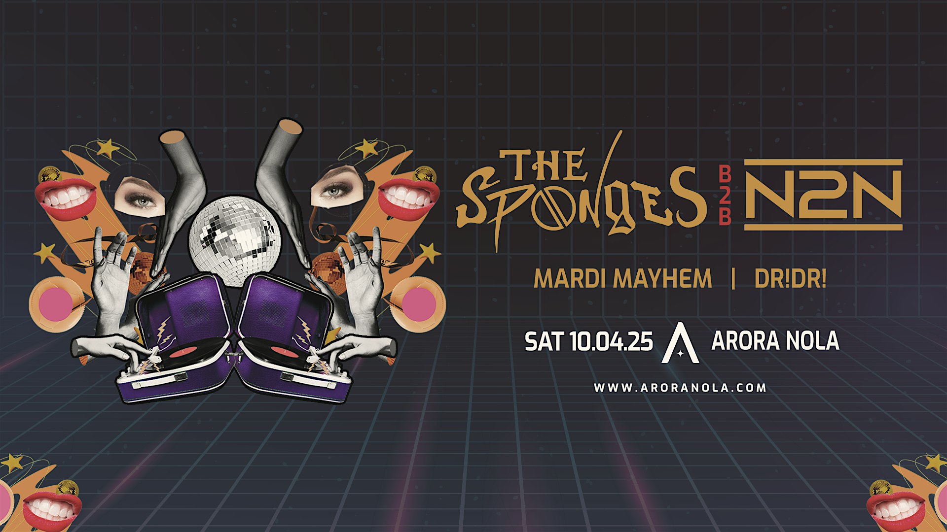 THE SPONGES B2B N2N at ARORA – New Orleans, LA