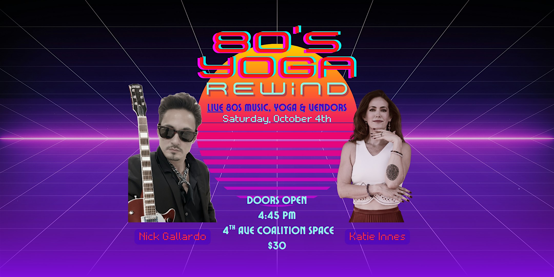 80’s Yoga Rewind at The 4th Ave Coalition Space – Tucson, AZ