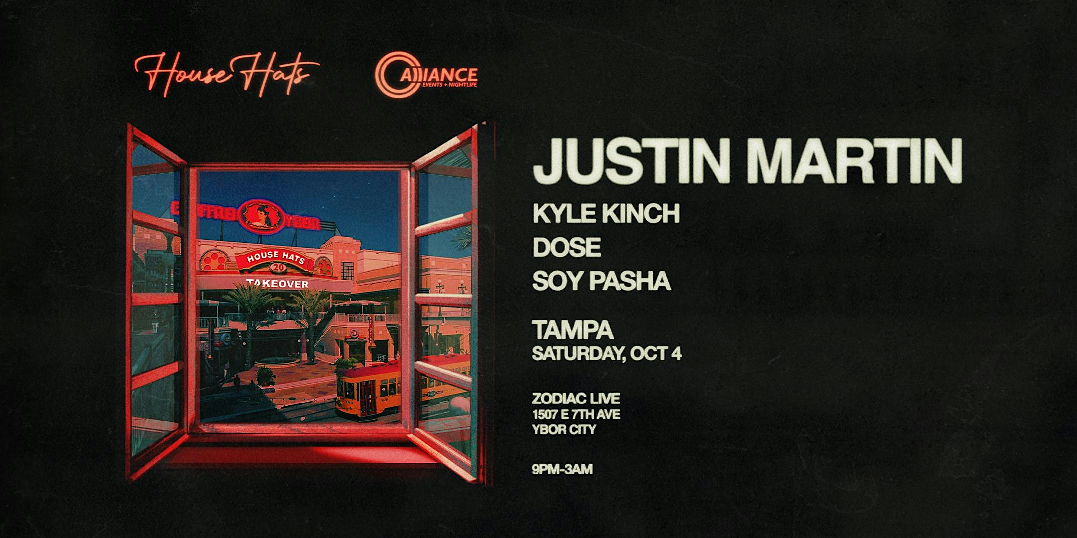 Justin Martin – Tampa, FL at Zodiac Live – Tampa, FL