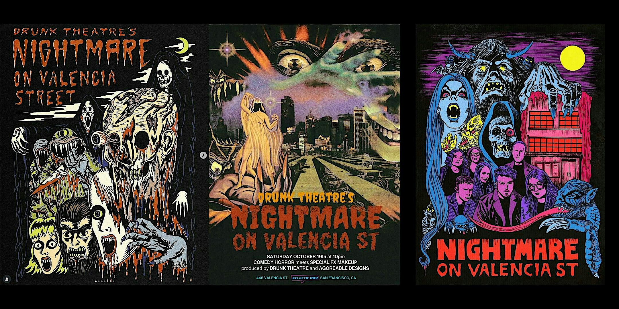 Drunk Theatre’s Nightmare on Valencia St. | Halloween Special at Eclectic Box SF – San Francisco, CA