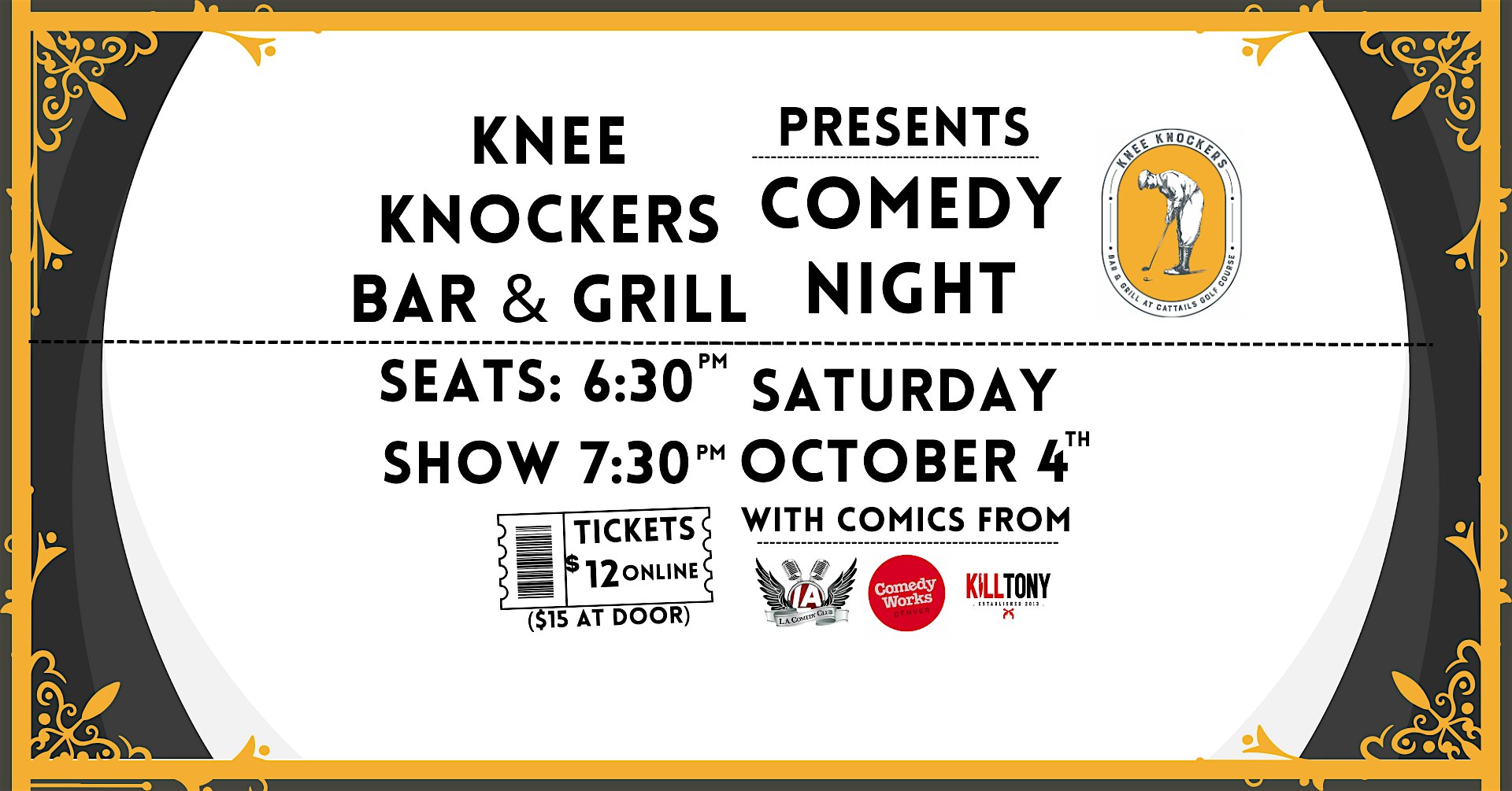 Comedy Night in Alamosa at Knee Knockers at Knee Knockers Bar & Grill – Alamosa, CO