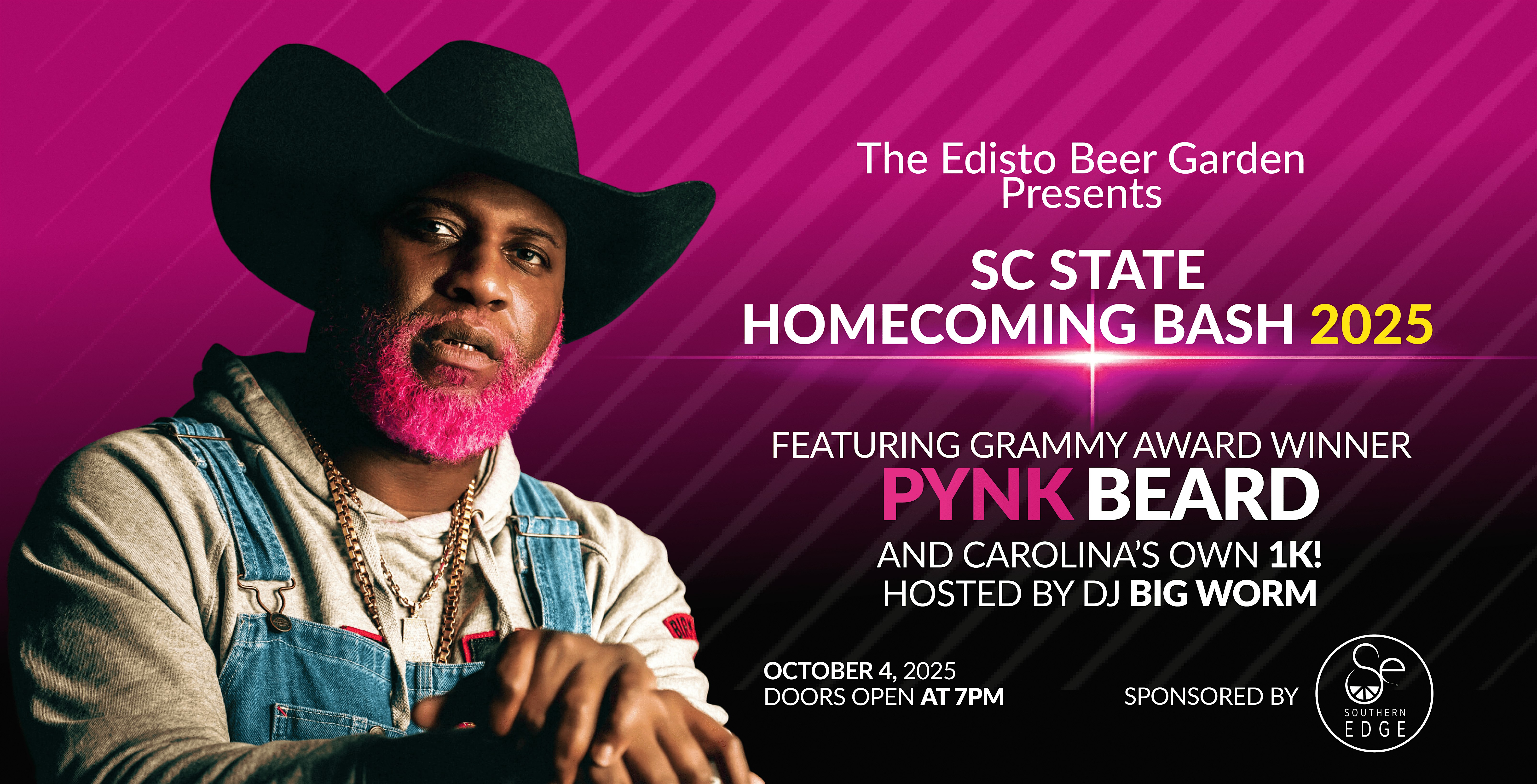 SC STATE HOMECOMING BASH 2025 at Edisto Beer Garden, LLC – Orangeburg, SC
