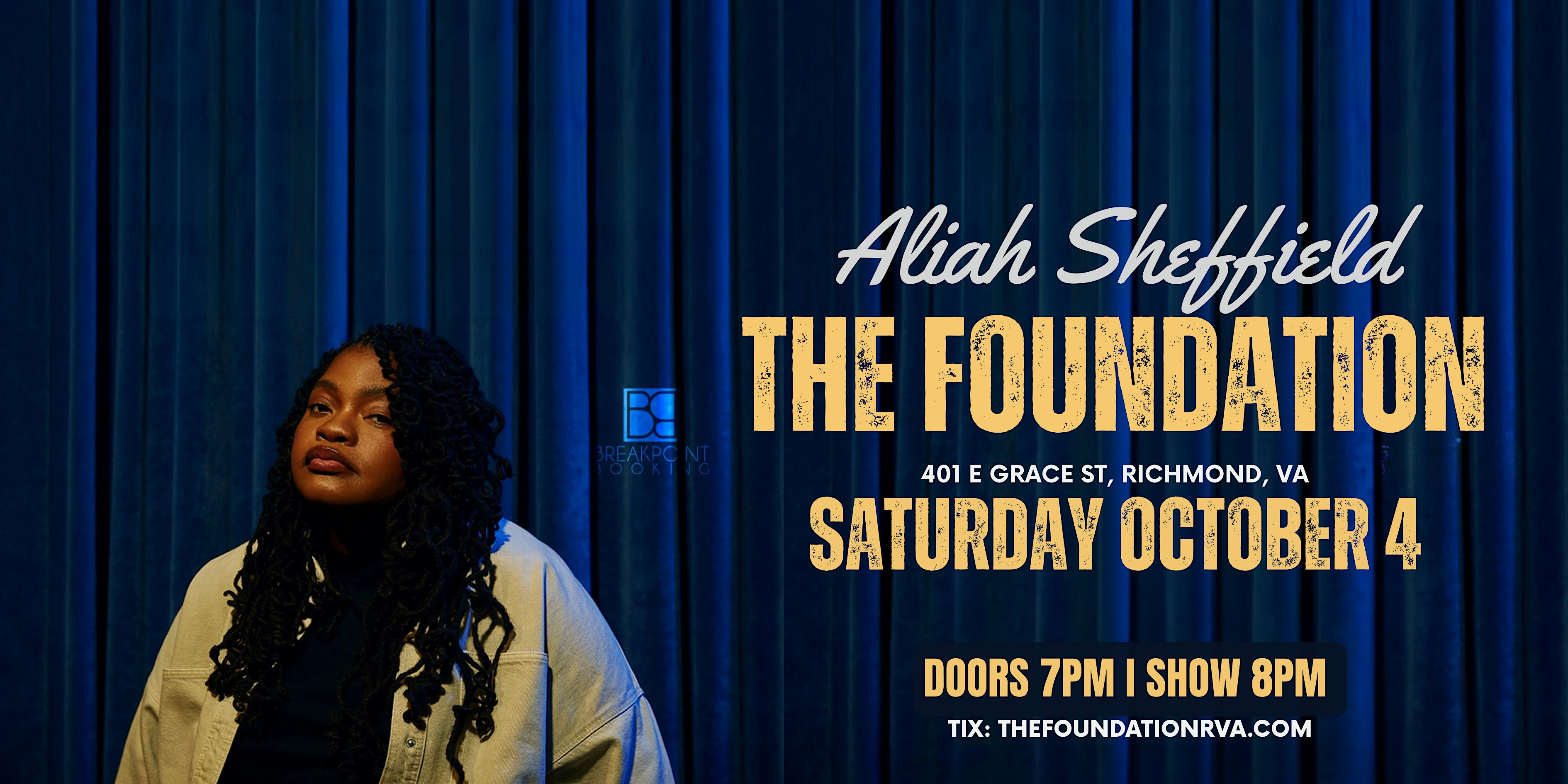 Aliah Sheffield Live At Foundation at The Foundation – Richmond, VA