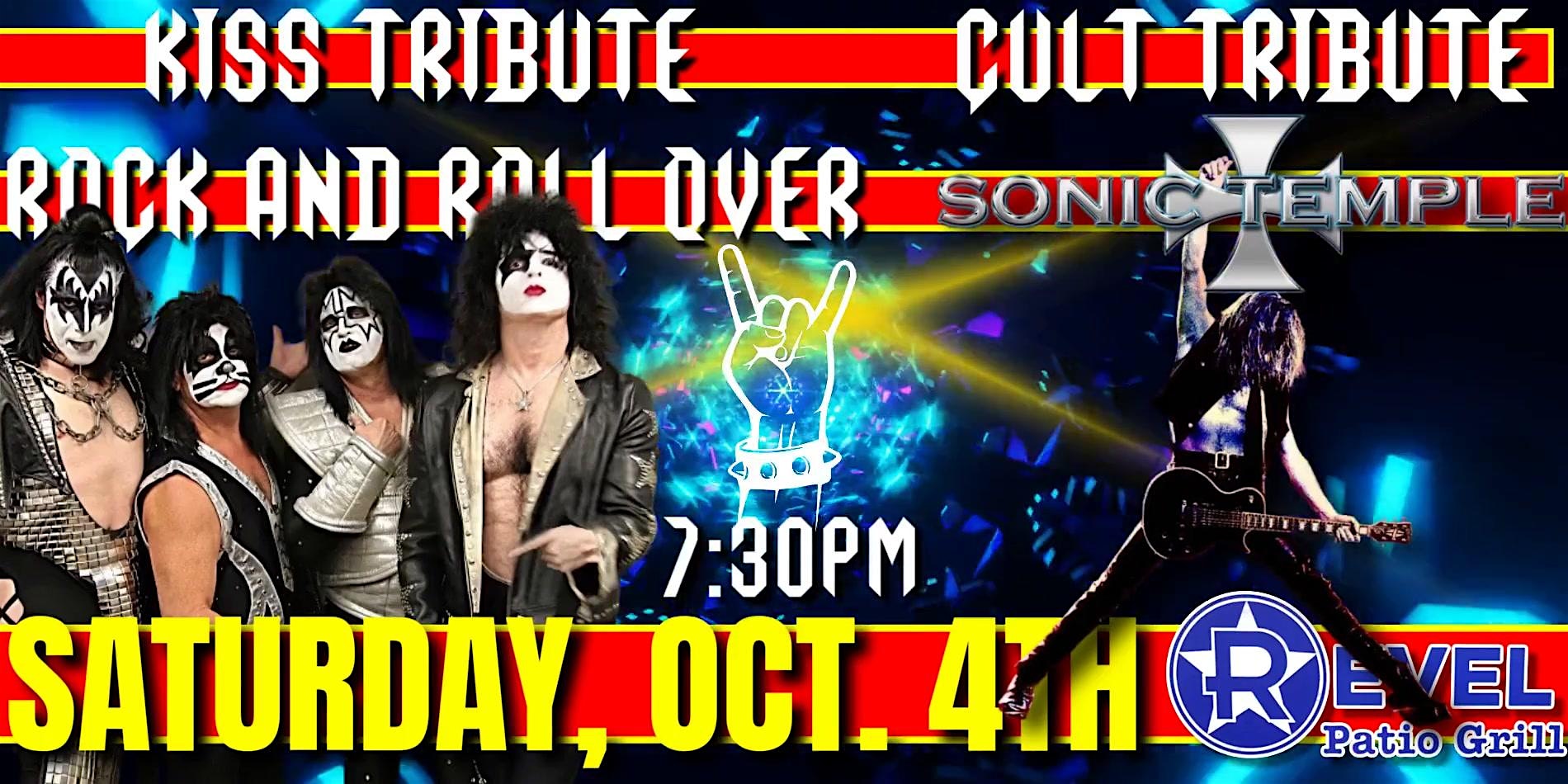 KISS Tribute – Rock and Roll Over & Cult Tribute – Sonic Temple at The Revel – Frisco, TX