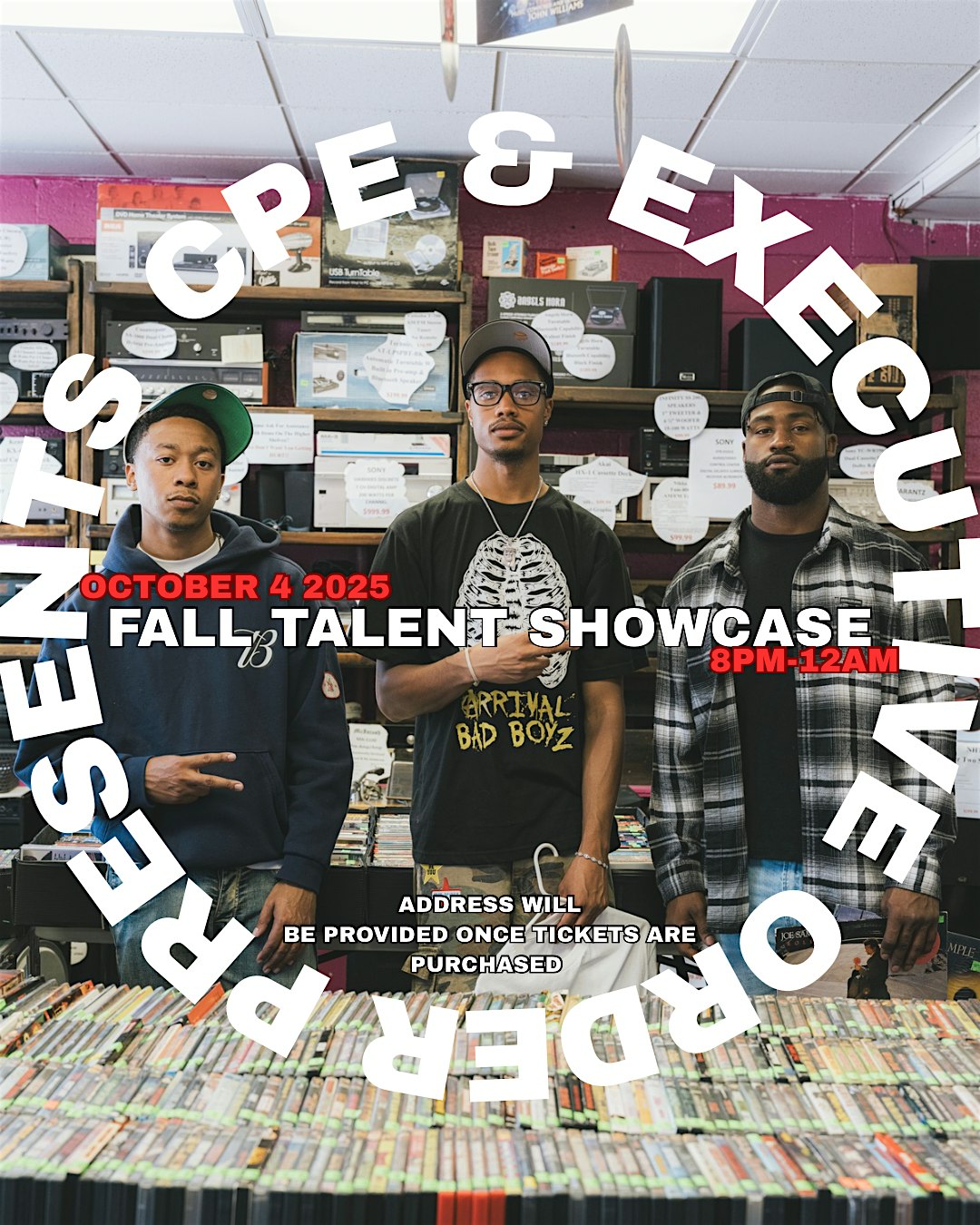 Fall Talent Showcase Presented by: CPE & Executive Order at The Complex – Detroit, MI