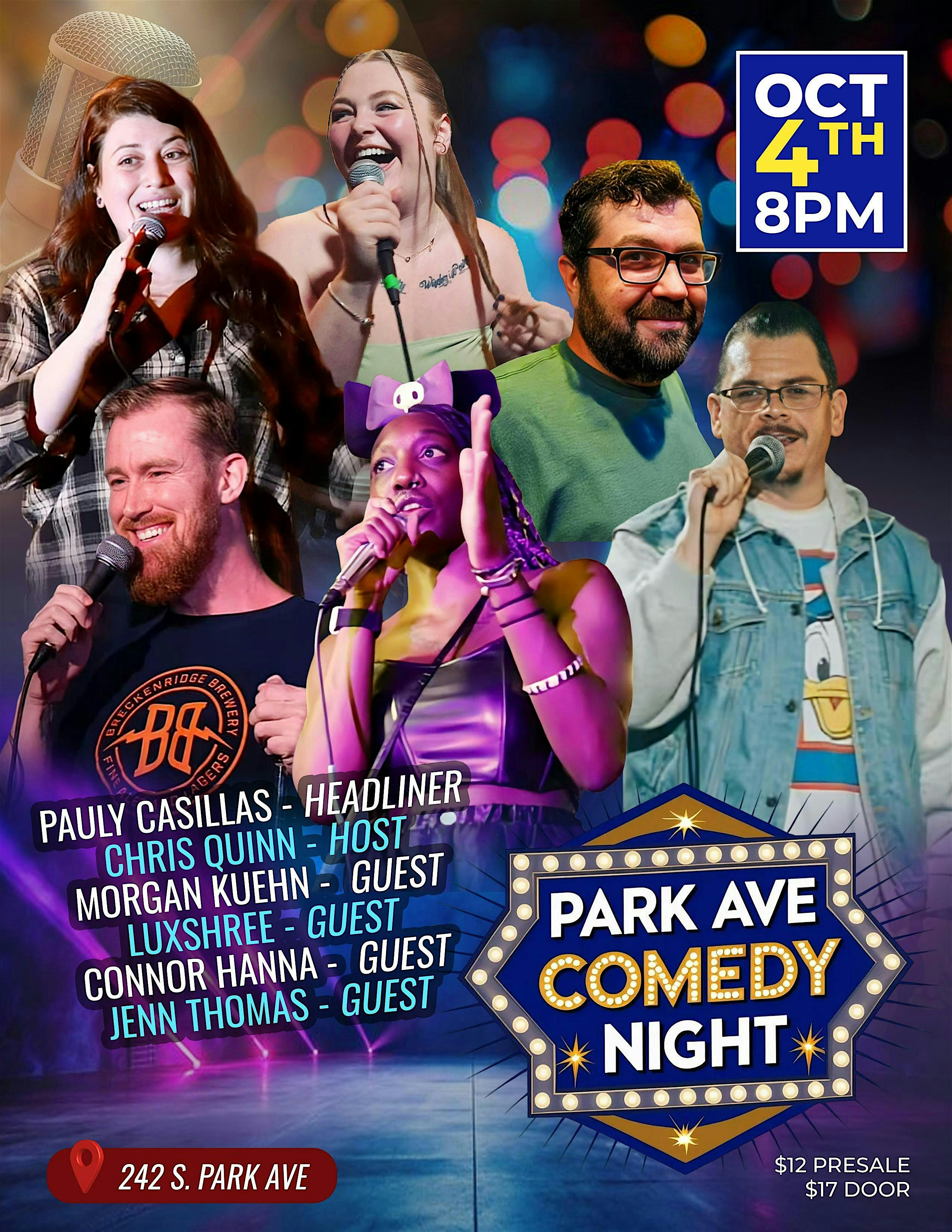 Park Ave Comedy Night at 242 Park Ave Events – Tucson, AZ