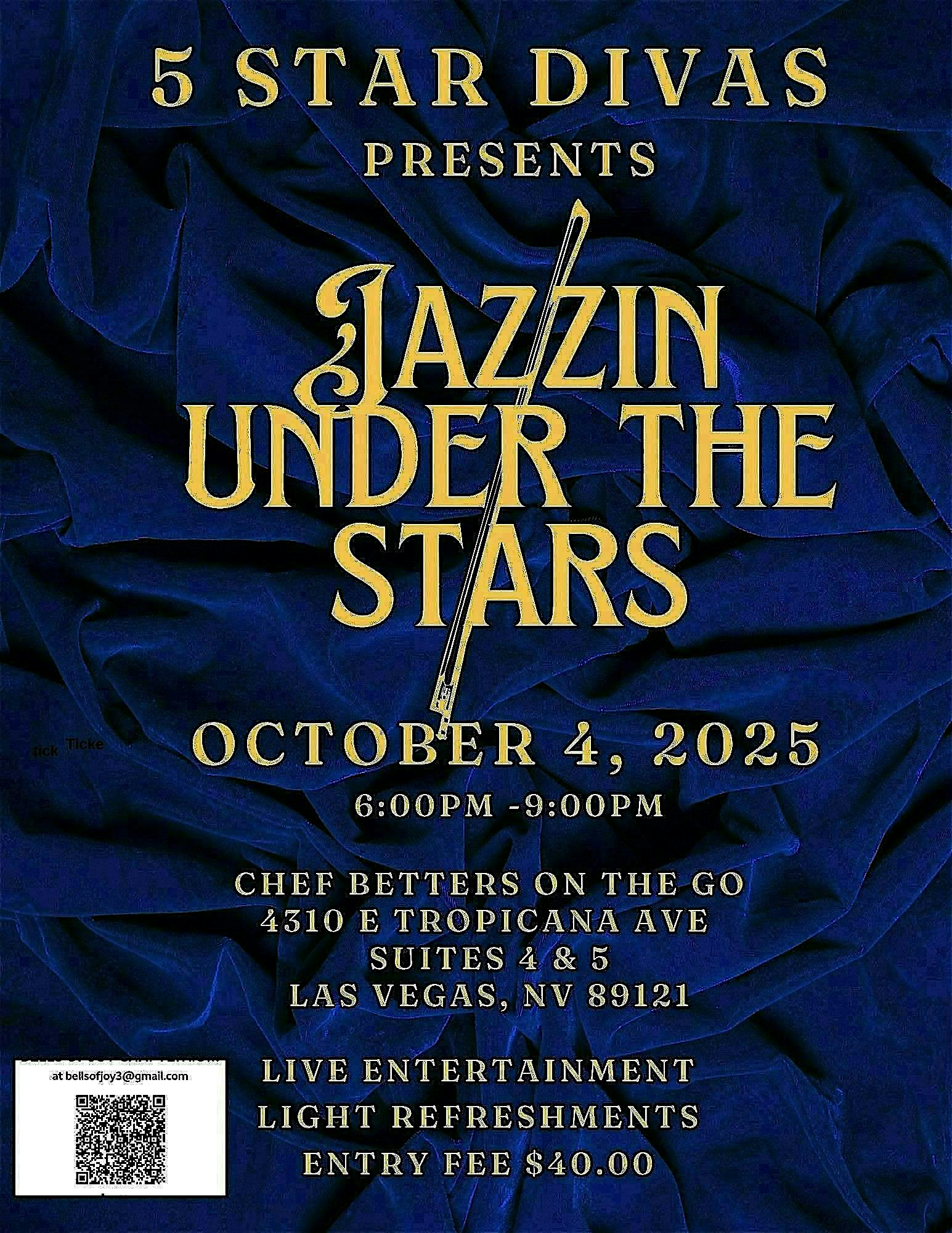 Jazzin Under The Stars at Chef Betters On the Go – Las Vegas, NV