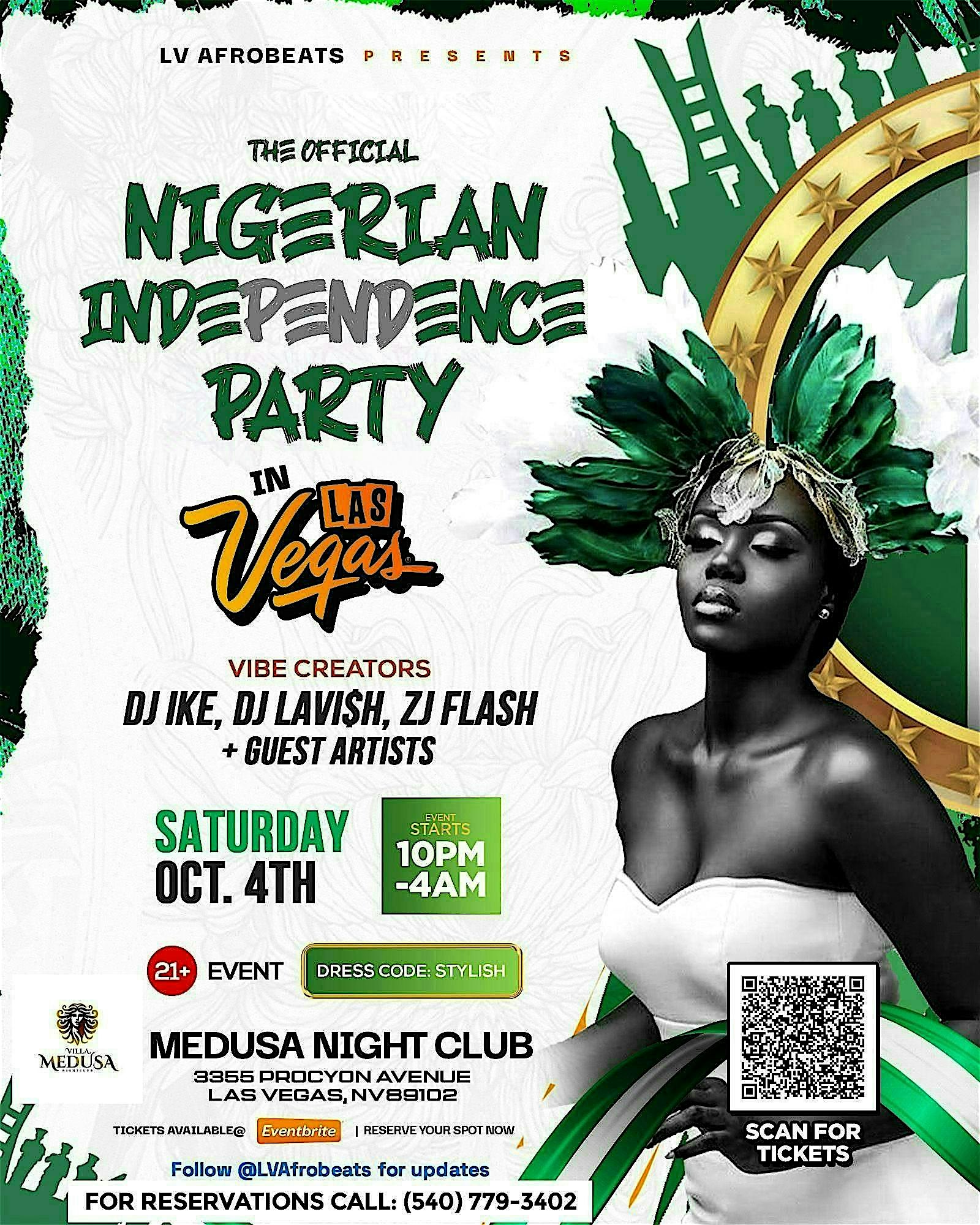 Lv Afrobeats Present : Nigeria Independence Day Celebration at 3355 S Procyon Ave – Las Vegas, NV