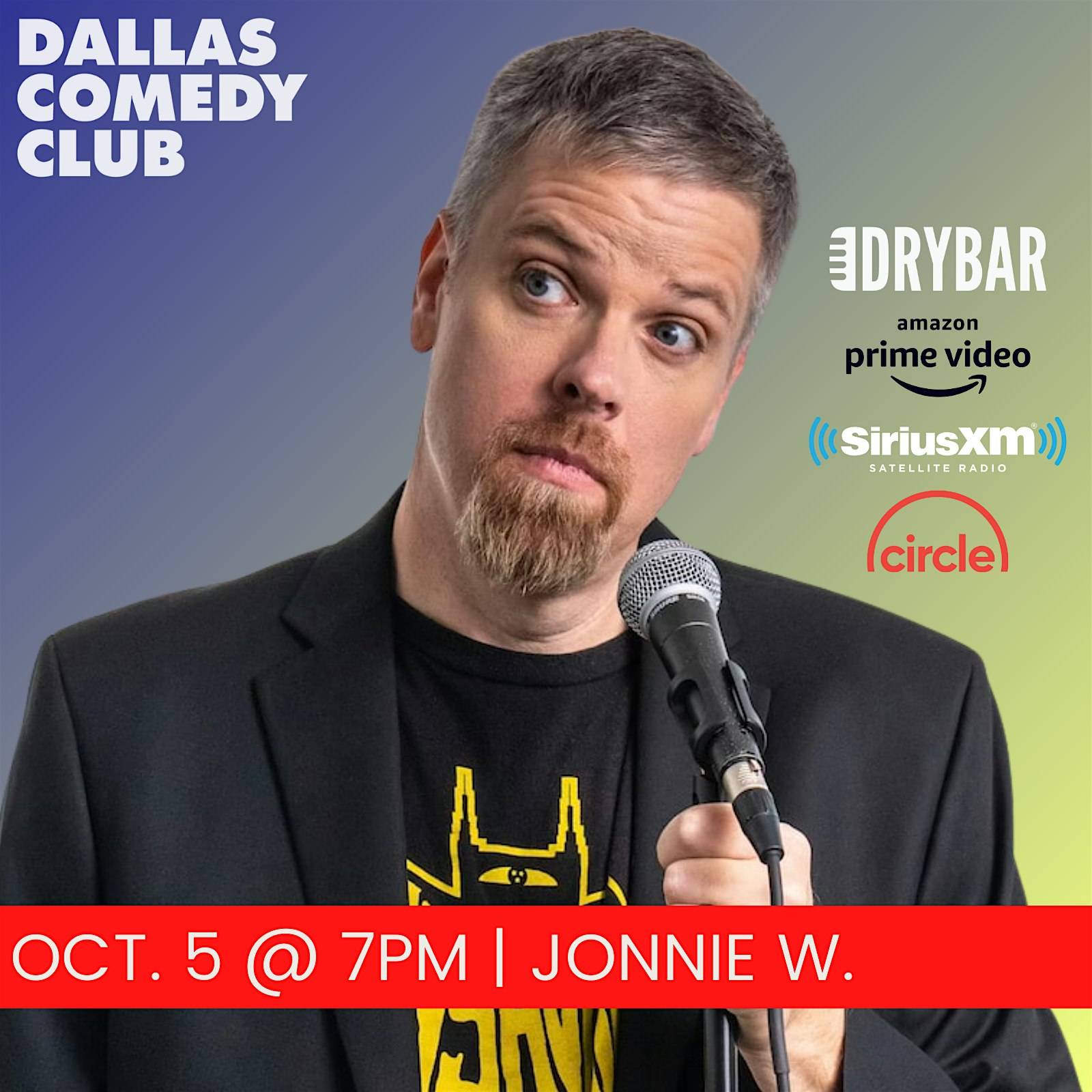 Dallas Comedy Club Presents: JONNIE W. at Dallas Comedy Club – Dallas, TX