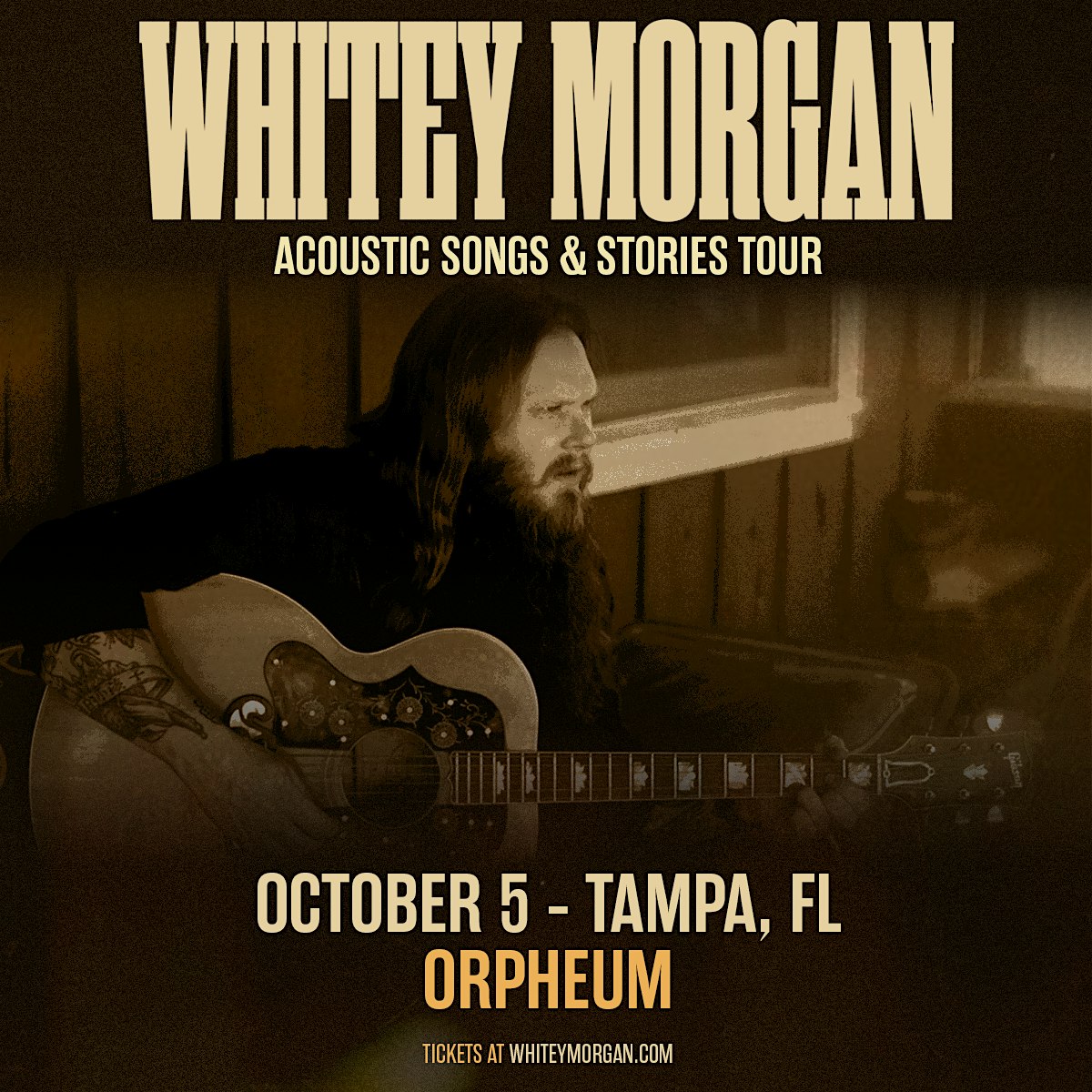 Whitey Morgan at The Orpheum – Tampa, FL