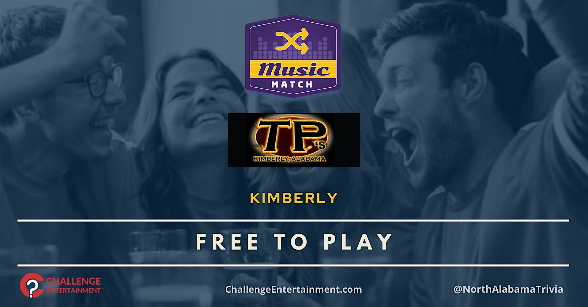 Music Match Nights at TP Miller Bar & Grill – Kimberly at TP’s Miller’s Bar & Grill – Kimberly, AL
