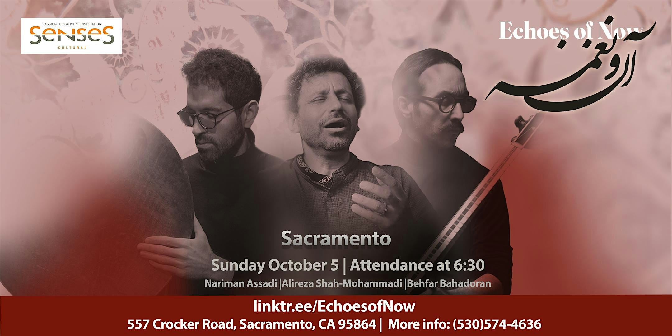 Echoes of Now (A House Concert) at 557 Crocker Rd – Sacramento, CA