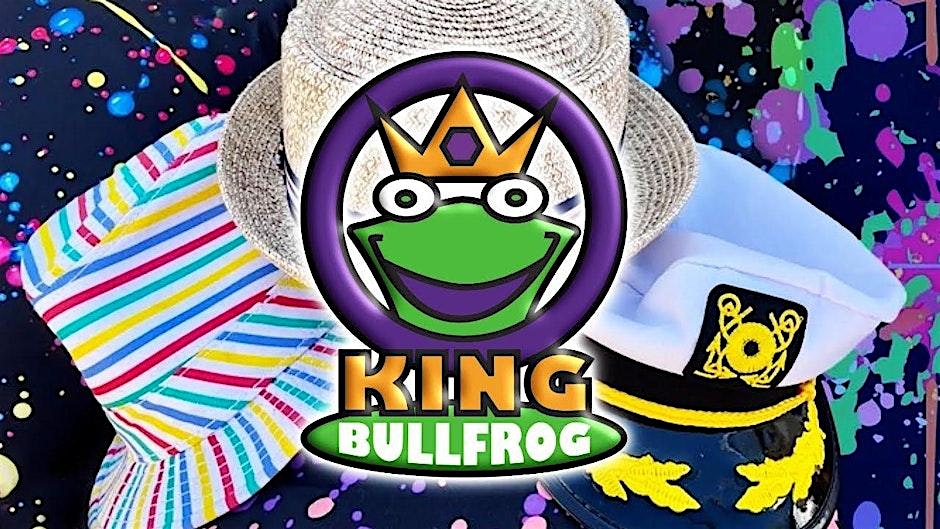 “Hoppy Hour” Kids show with King Bullfrog! at Clare & Don’s Beach Shack – Falls Church, VA