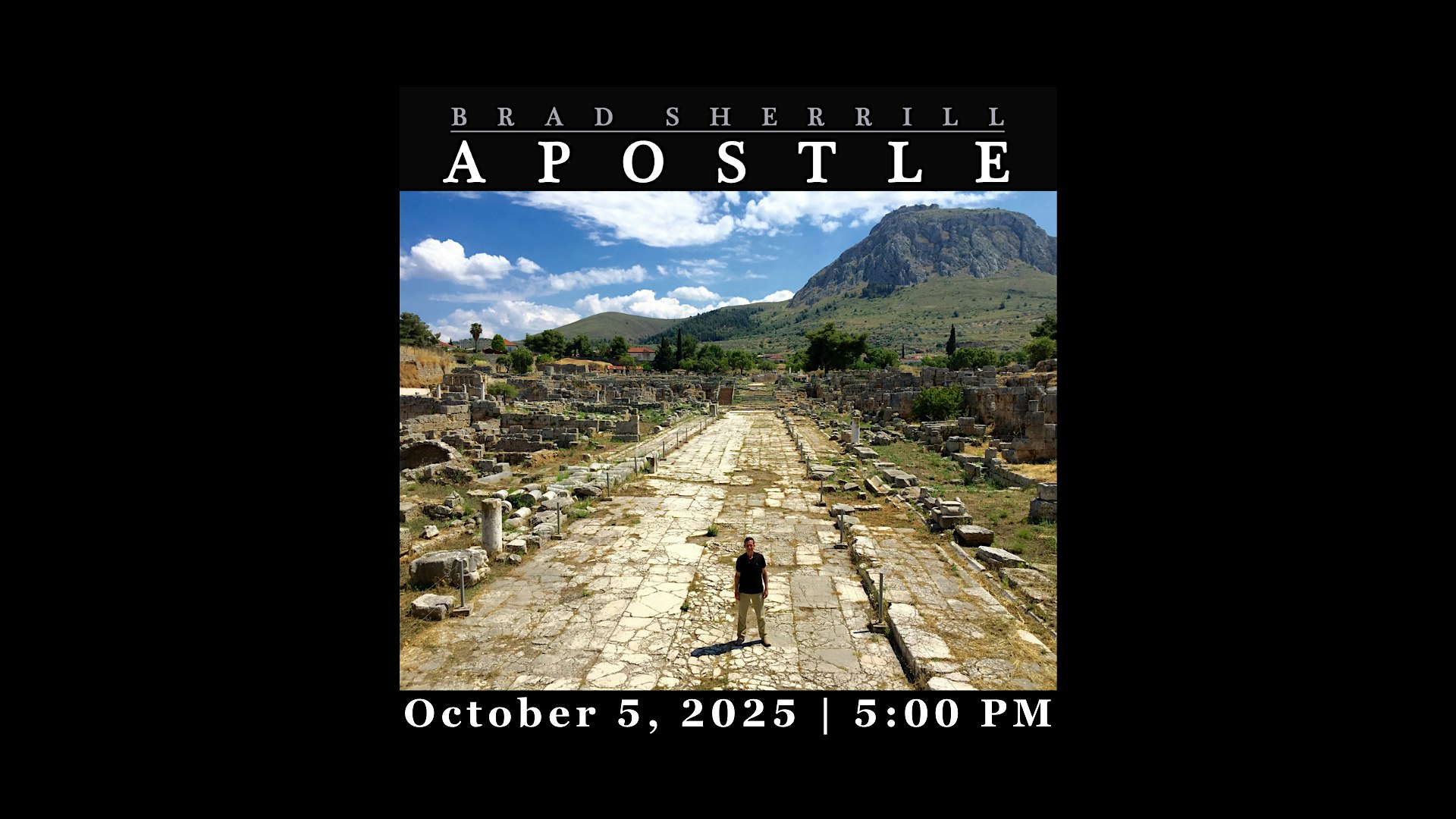 APOSTLE: a live performance by Atlanta actor, Brad Sherrill at Chamblee First United Methodist Church – Atlanta, GA