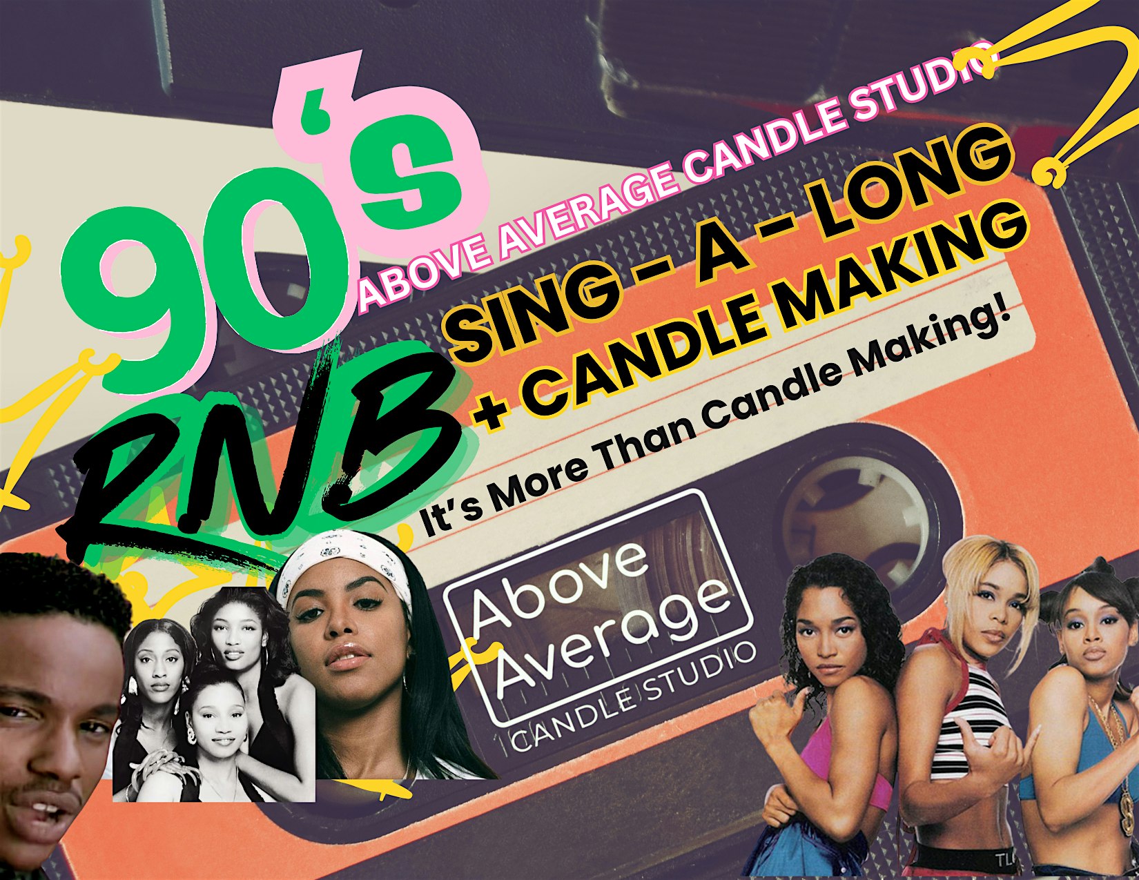 90’S R&B Sing-Along +Plus Candle Making! at 3414 W Foster Ave – Chicago, IL