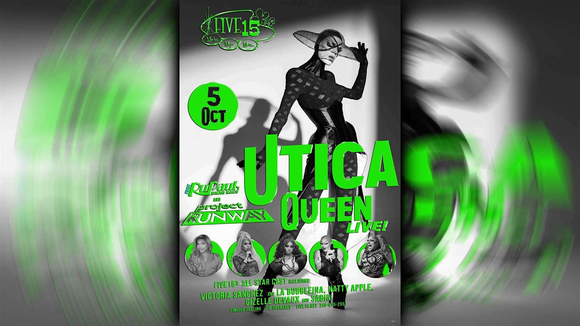 Utica Queen LIVE! Drag Blowout at Five15, South Washington Avenue, Royal Oak, MI, USA – Royal Oak, MI