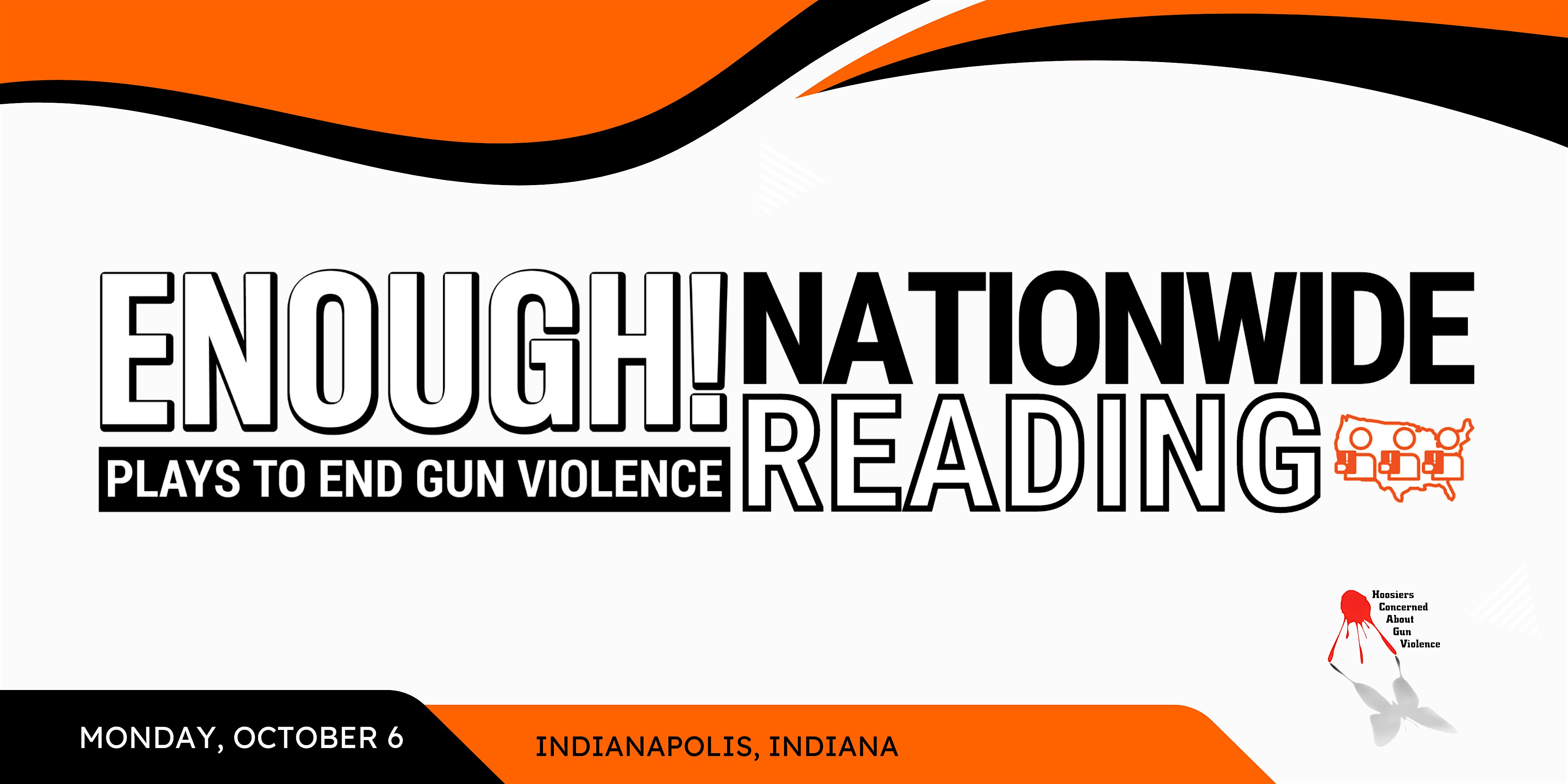 2025 ENOUGH! Nationwide Reading – Indianapolis Event at Indianapolis Art Center – Indianapolis, IN