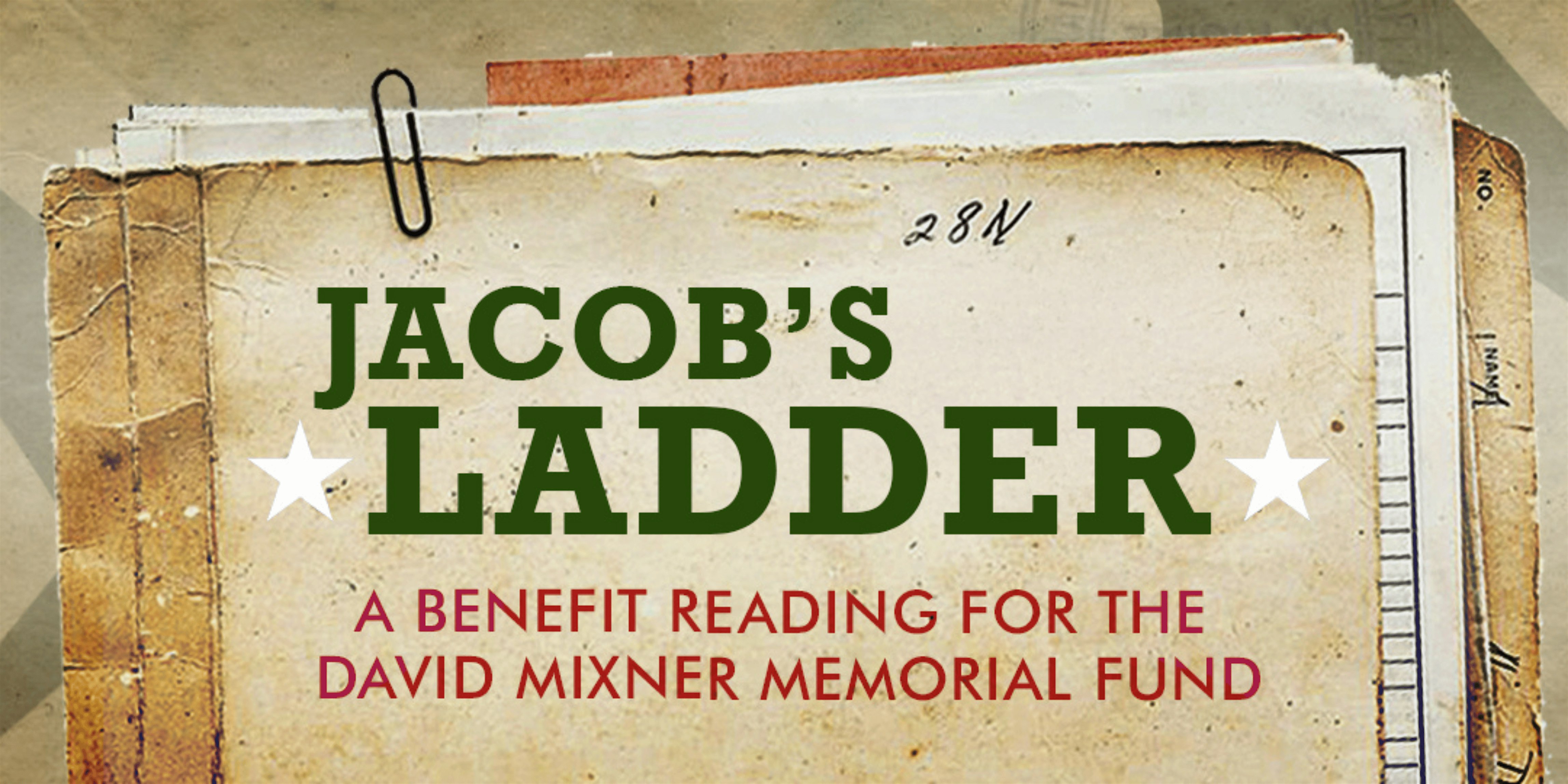 “Jacob’s Ladder”- A Benefit Reading for the David Mixner Memorial Fund at Theater 555 – New York, NY