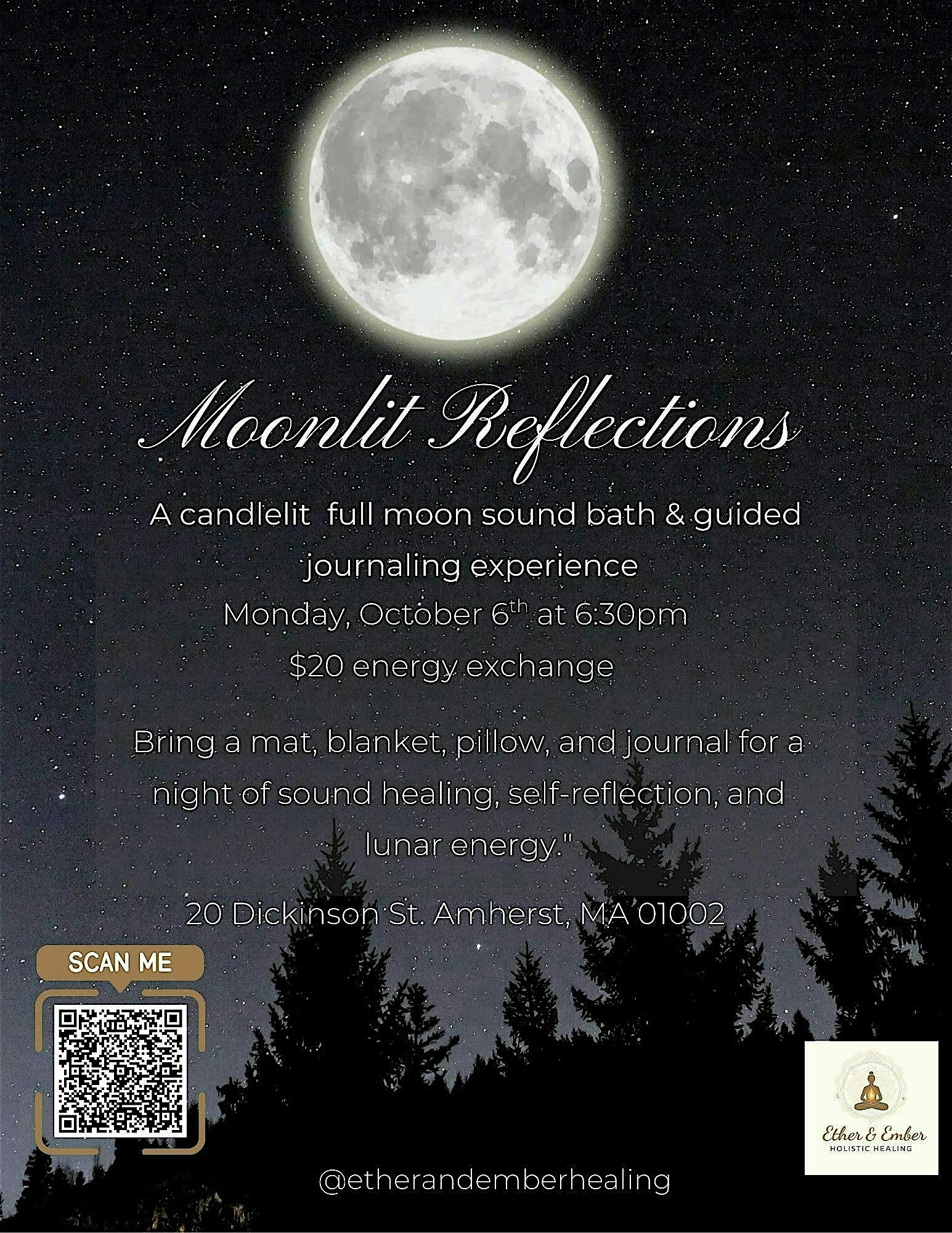 Moonlit Reflections: Full Moon Sound Bath & Guided Journaling at 20 Dickinson St – Amherst, MA