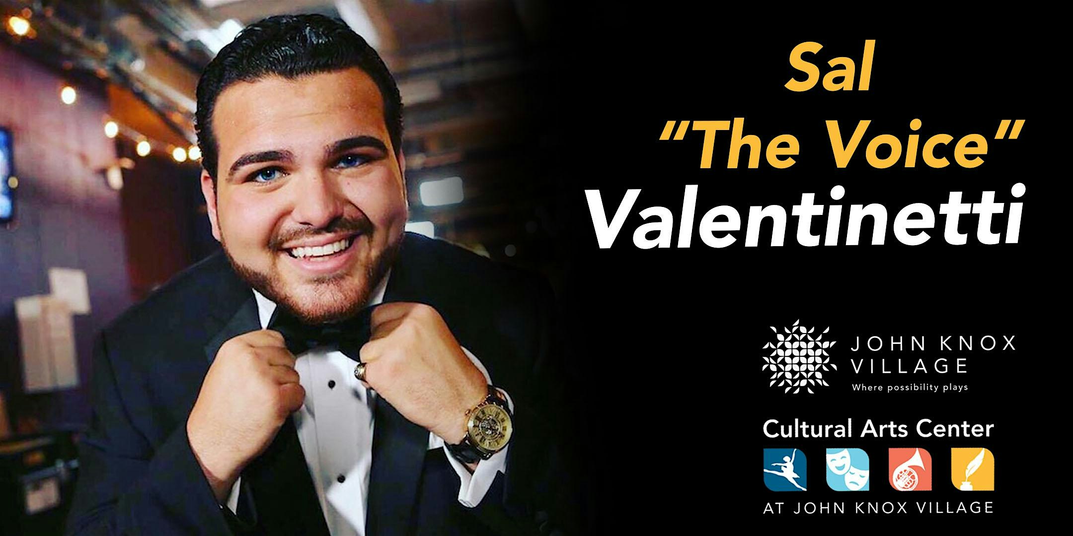 Sal “The Voice” Valentinetti at Cultural Arts Center at John Knox Village of Florida – Pompano Beach, FL
