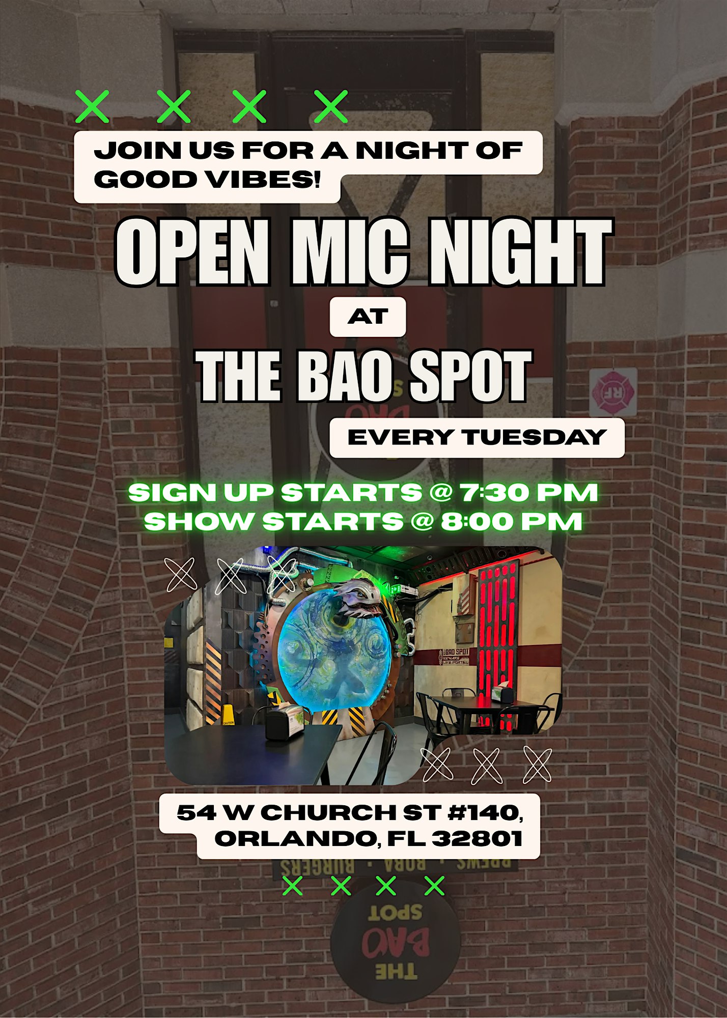 Open Mic Night- The Bao Spot at The Bao Spot – Orlando, FL