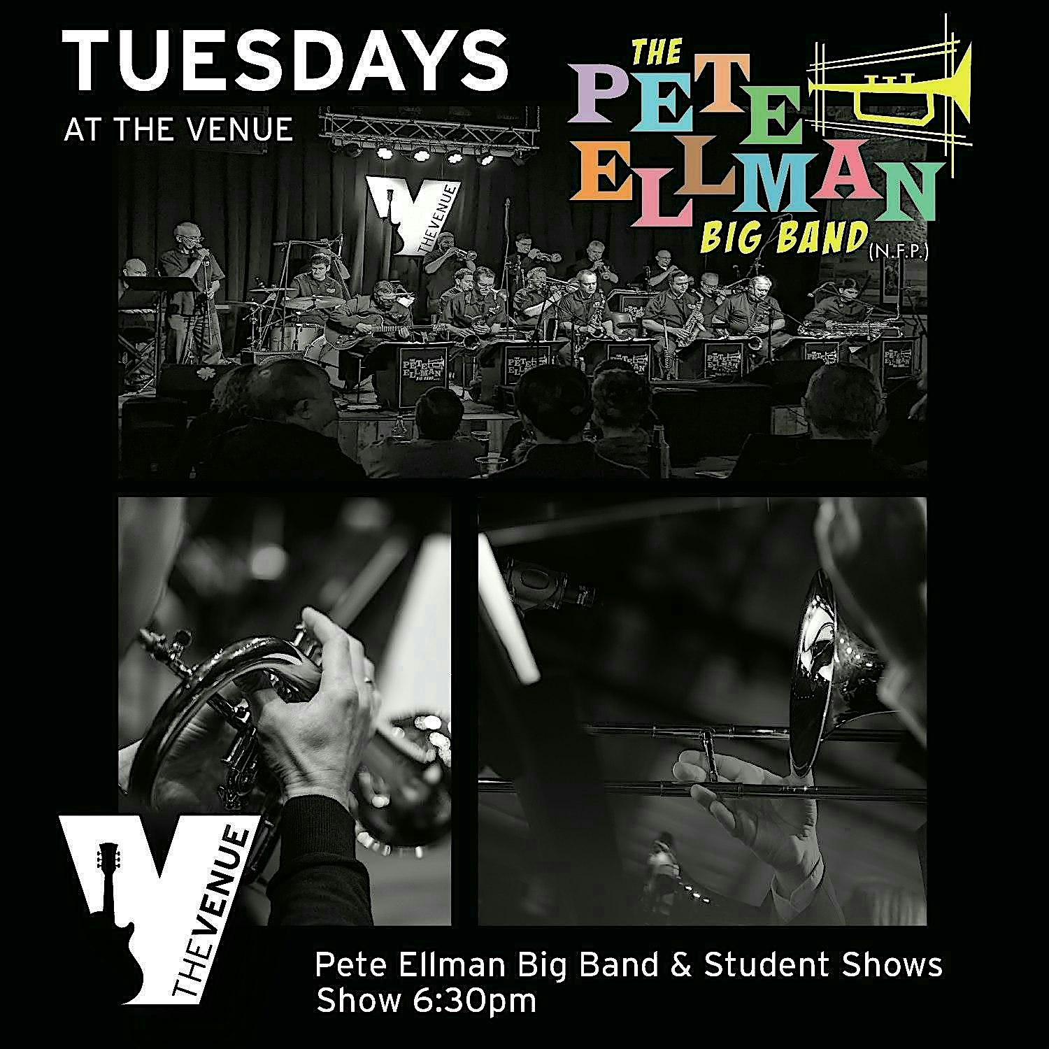 PETE ELLMAN BIG BAND with John Hersey High School at THE VENUE – Aurora, IL