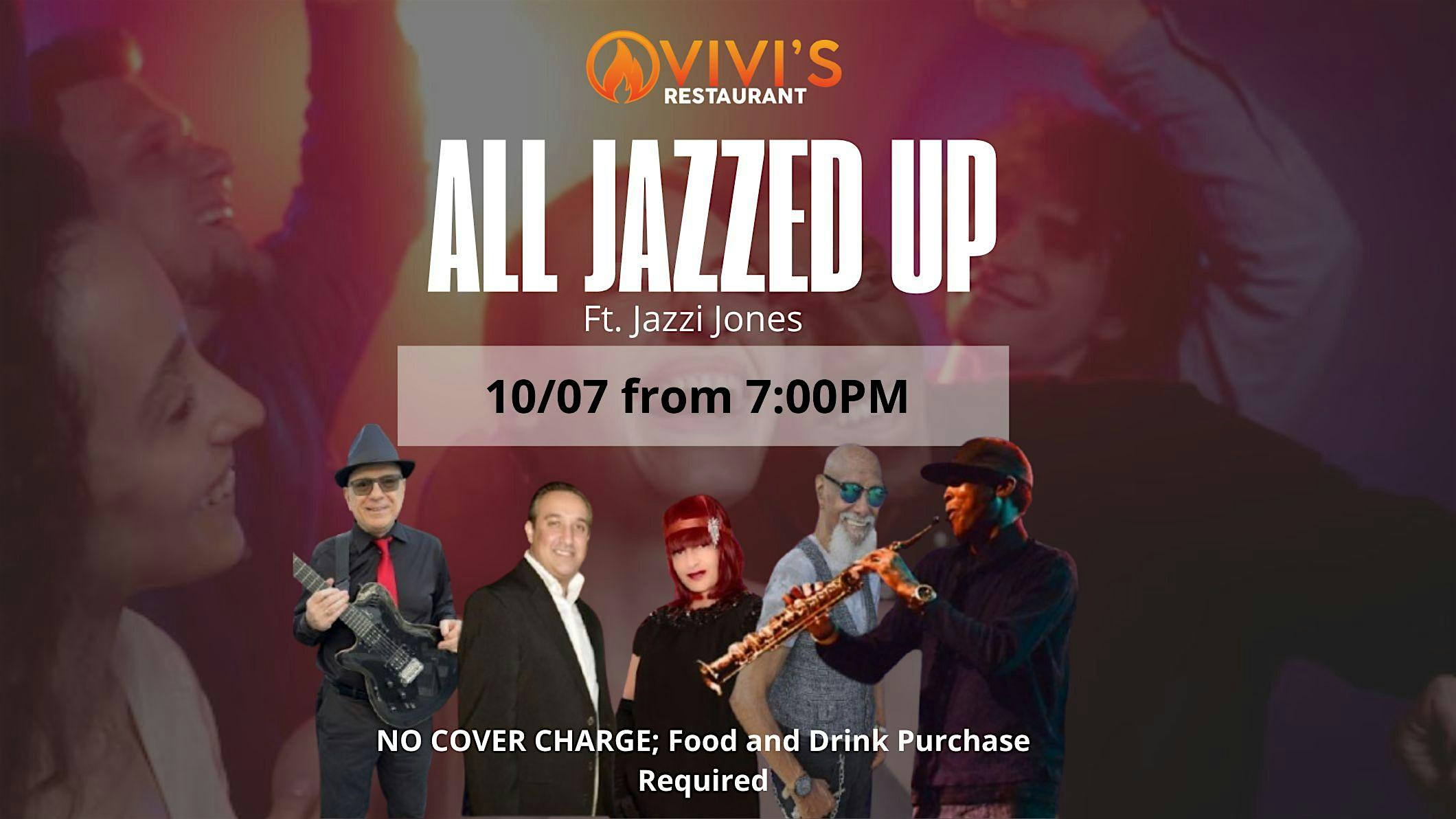 Live Music with All Jazzed Up ft. Jazzi Jones at Ovivi’s Restaurant – Hollywood, FL