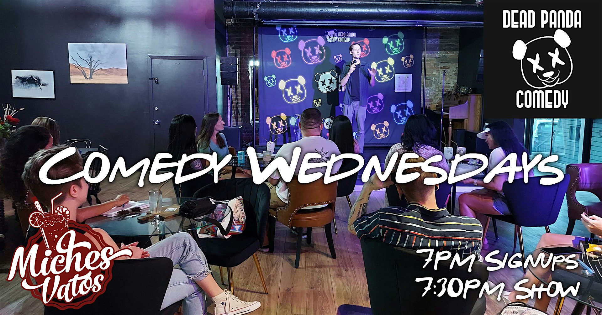 Stand-up Comedy Open Mic Night in Midtown – Miches Vatos at 538 S Virginia St – Reno, NV