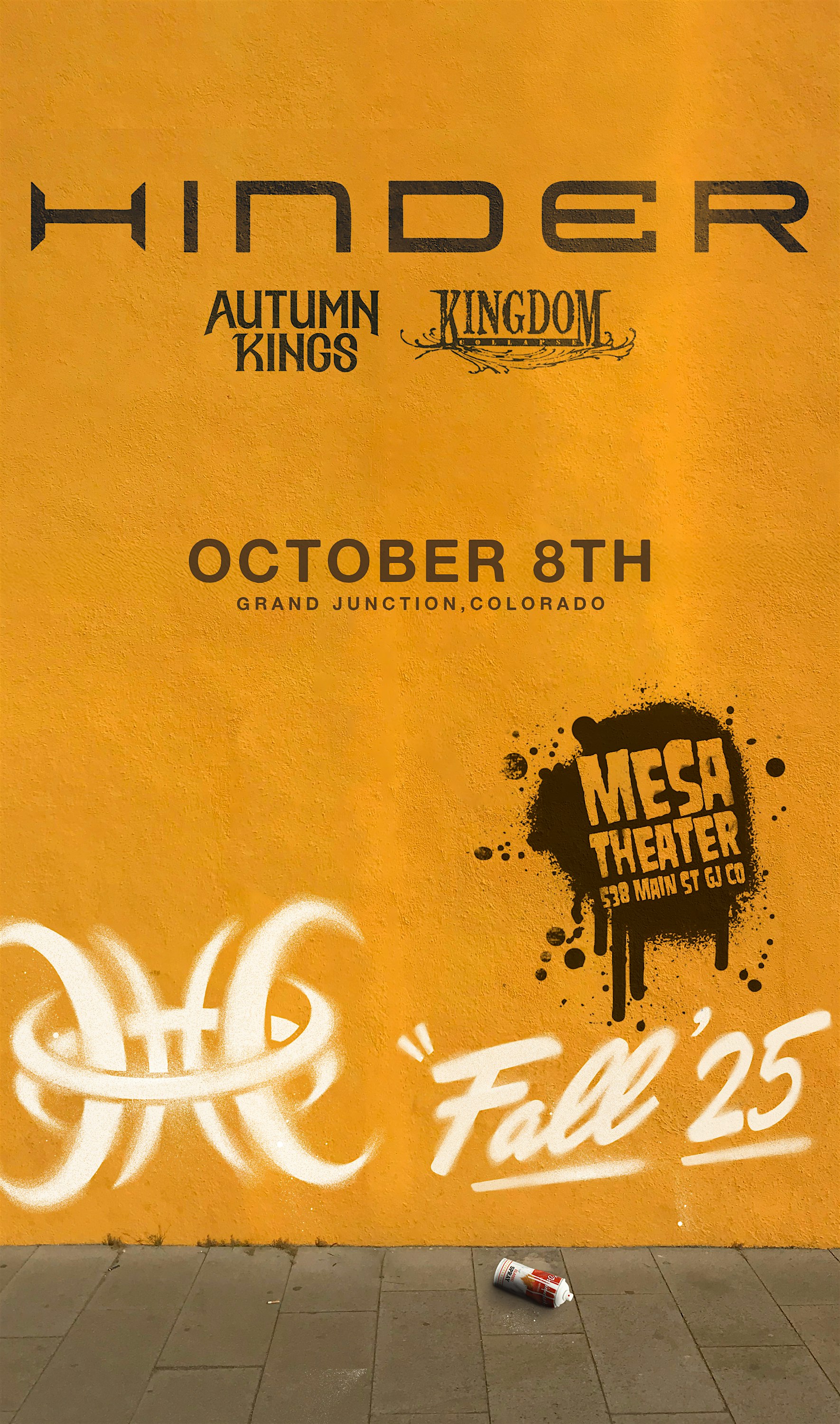 Hinder at Mesa Theater – Grand Junction, CO