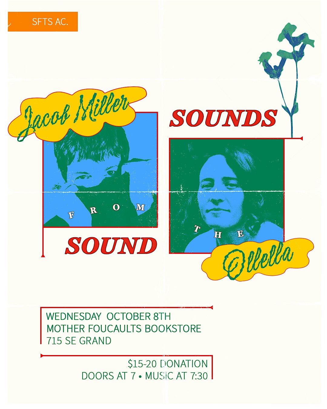 PNW Sounds from the Sound-Jacob Miller & Ollella(Seattle)-Mother Foucaults at Mother Foucault’s Bookshop – Portland, OR