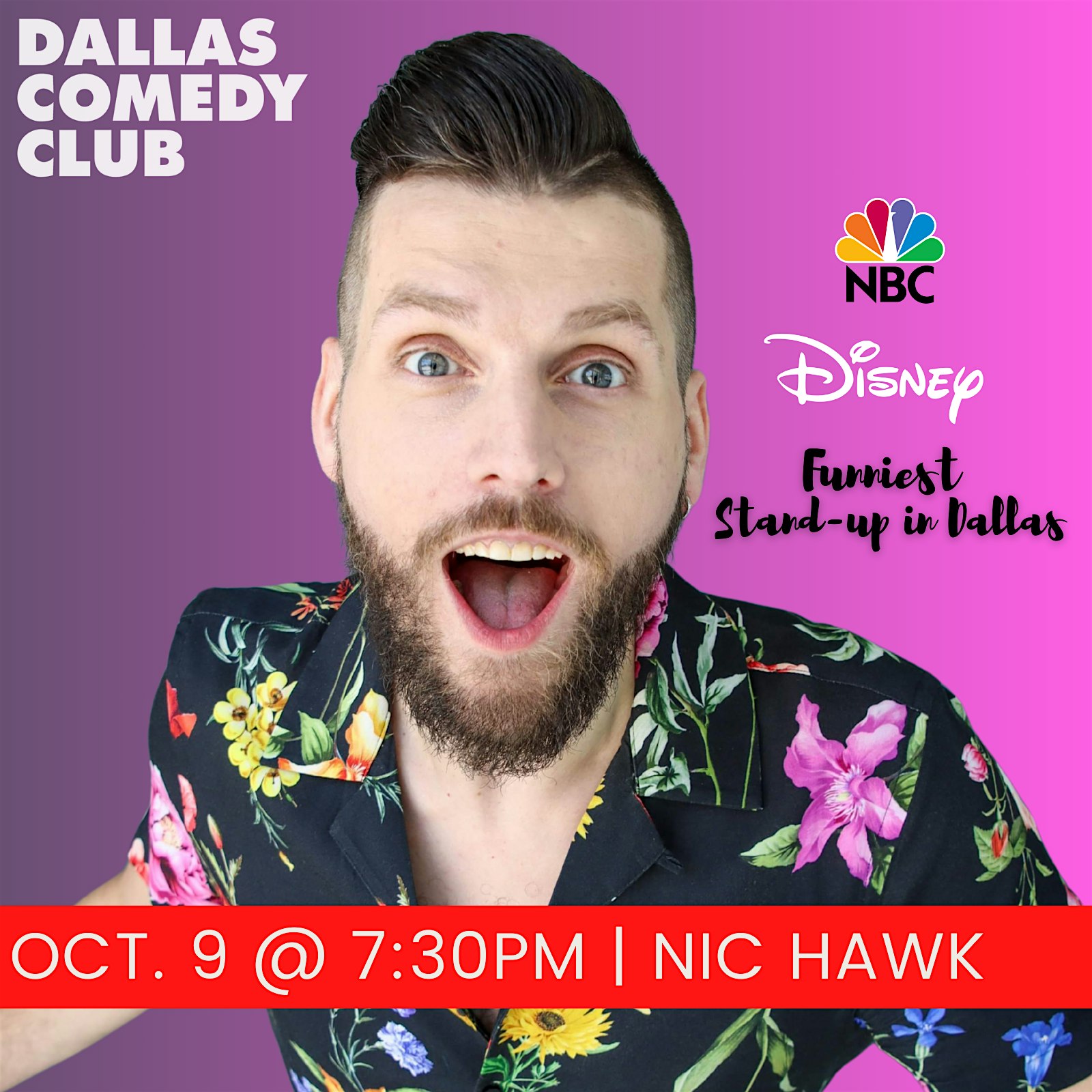 Dallas Comedy Club Presents: NIC HAWK at Dallas Comedy Club – Dallas, TX