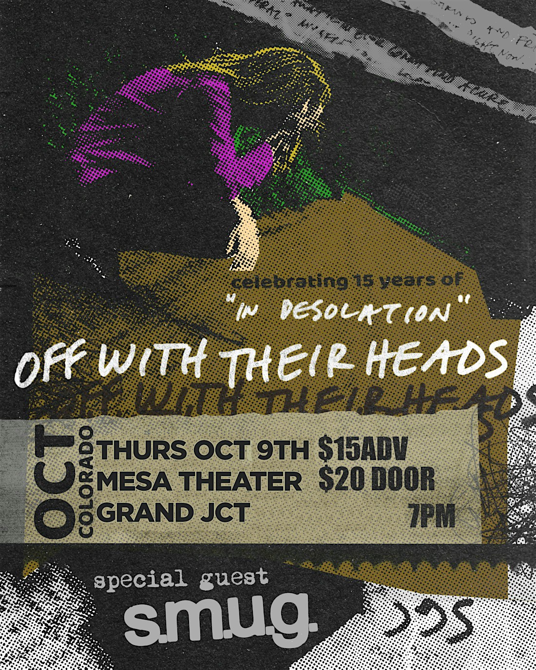 OFF WITH THEIR HEADS at Mesa Theater – Grand Junction, CO
