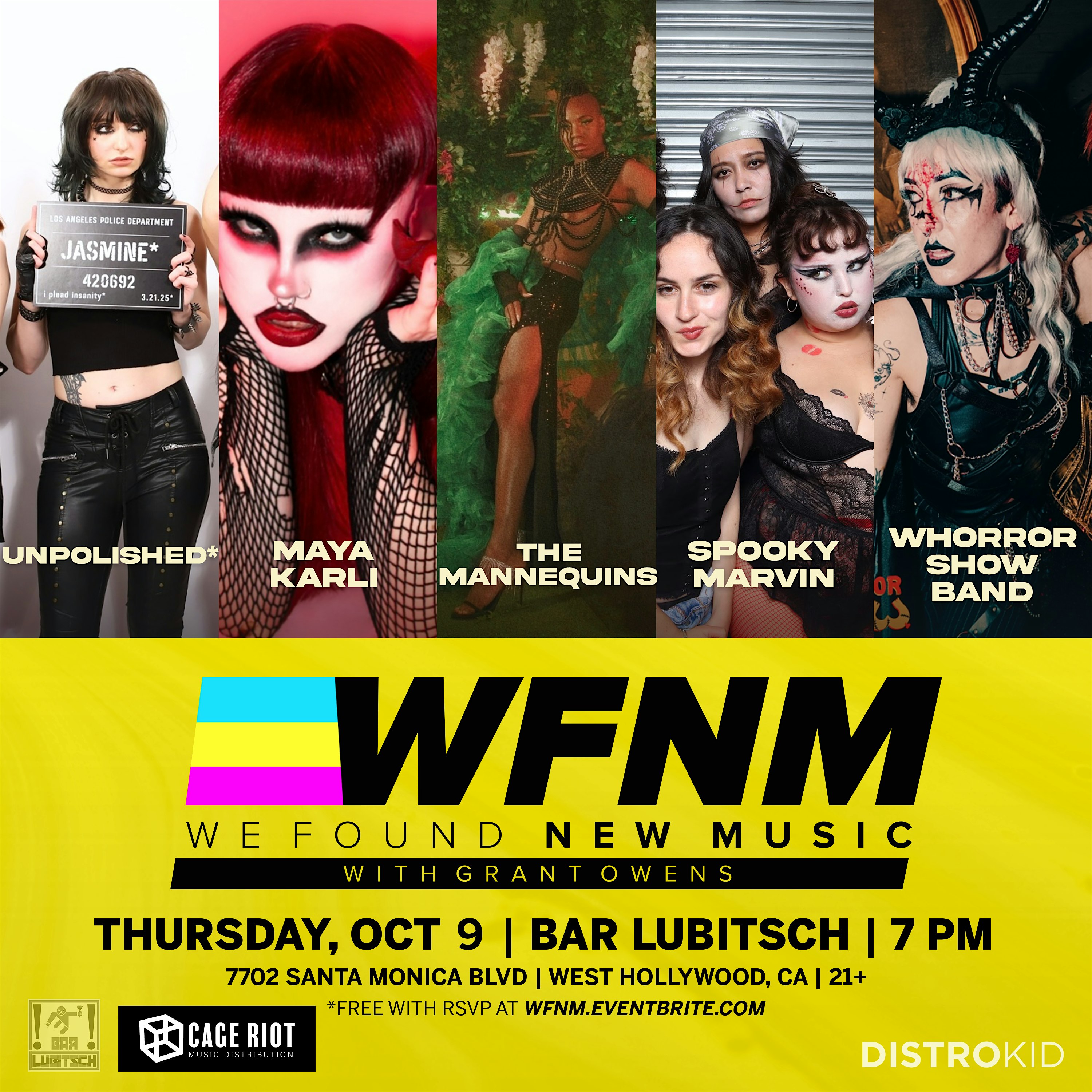 WFNM X Cage Riot present The Blood Ball!! at BAR LUBITSCH – West Hollywood, CA
