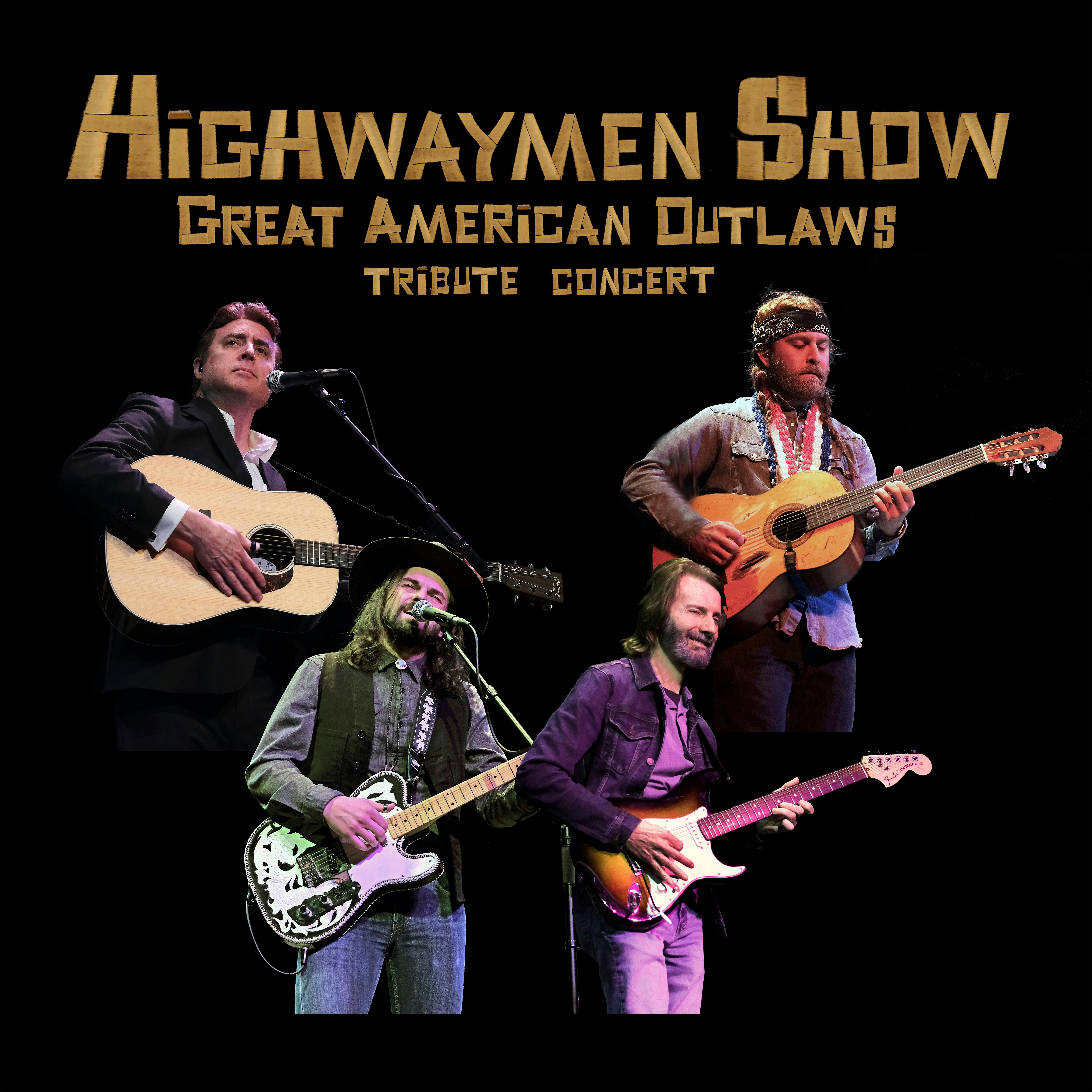The Highwaymen Show – American Outlaw Tribute, Live at Arlington Music Hall at Arlington Music Hall – Arlington, TX