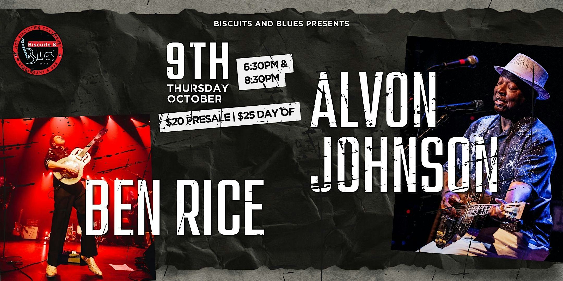 Alvon Johnson and Ben Rice at Biscuits & Blues – San Francisco, CA