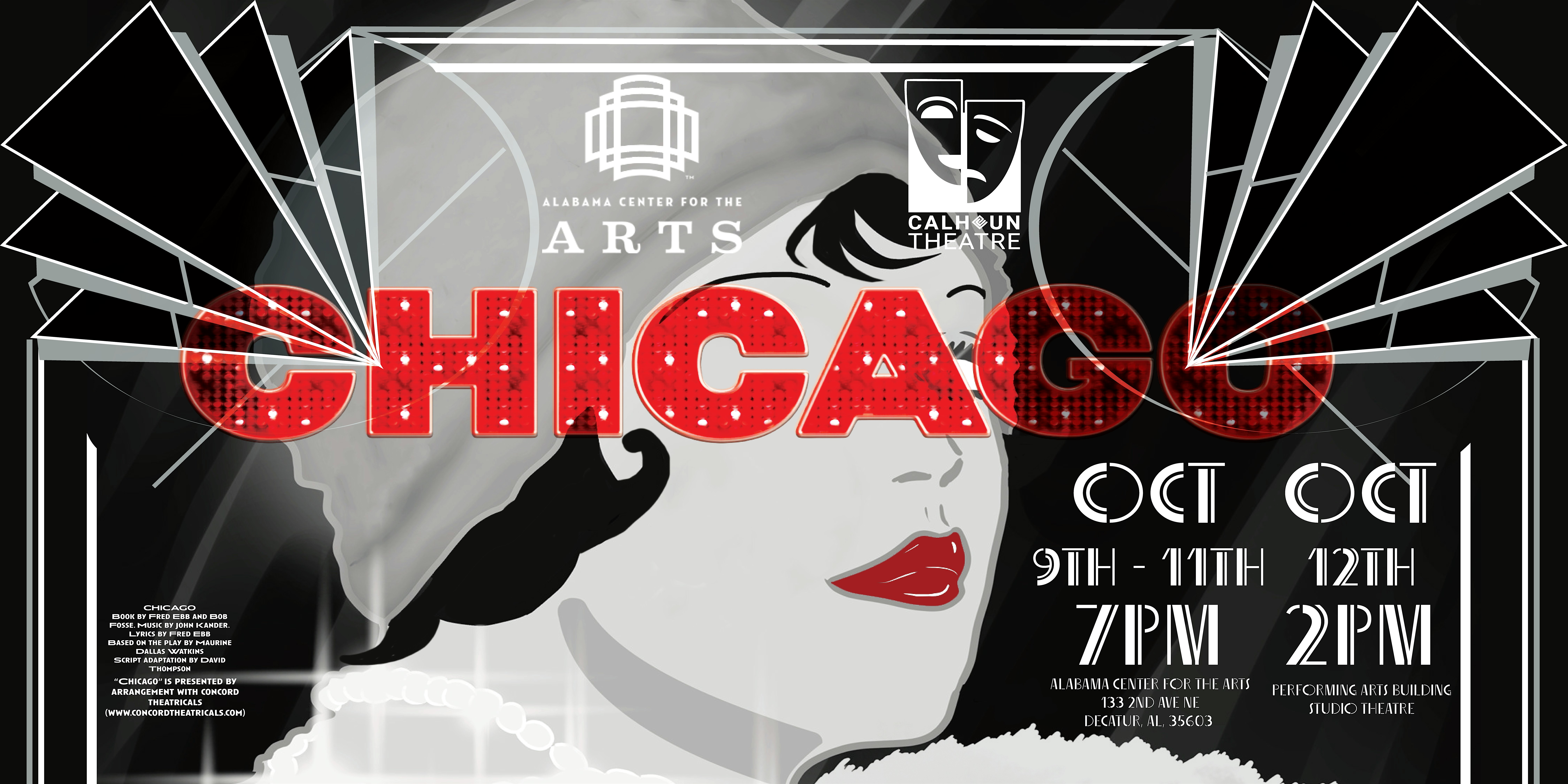 Calhoun Theatre presents “Chicago” at Alabama Center for the Arts – Decatur, AL