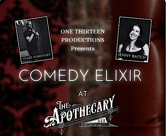 STAND-UP COMEDY ELIXIR The Apothecary 330 – Thursday Oct 9th at Apothecary 330 – A Cocktail Bar – Fort Lauderdale, FL
