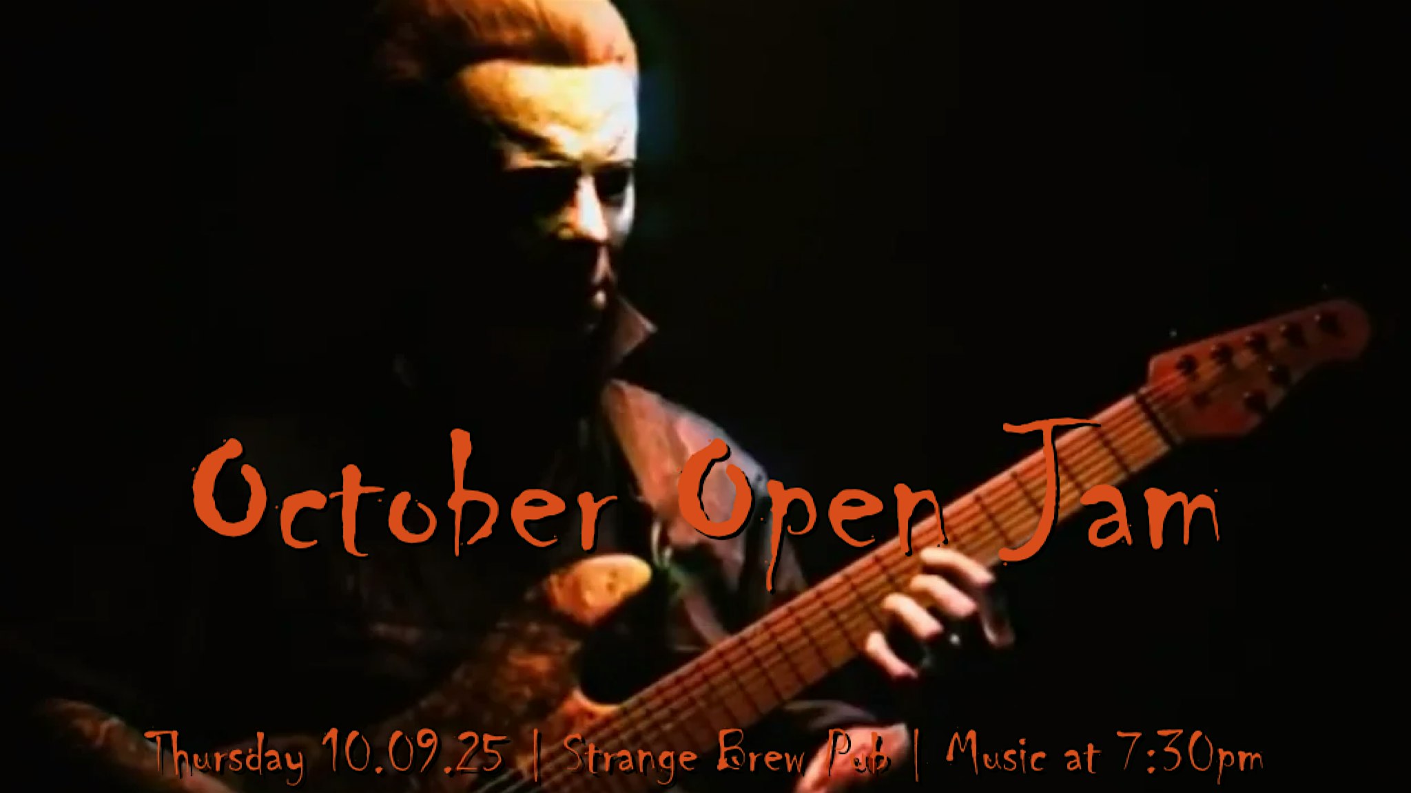October Open Jam at Strange Brew Pub – Norwich, CT
