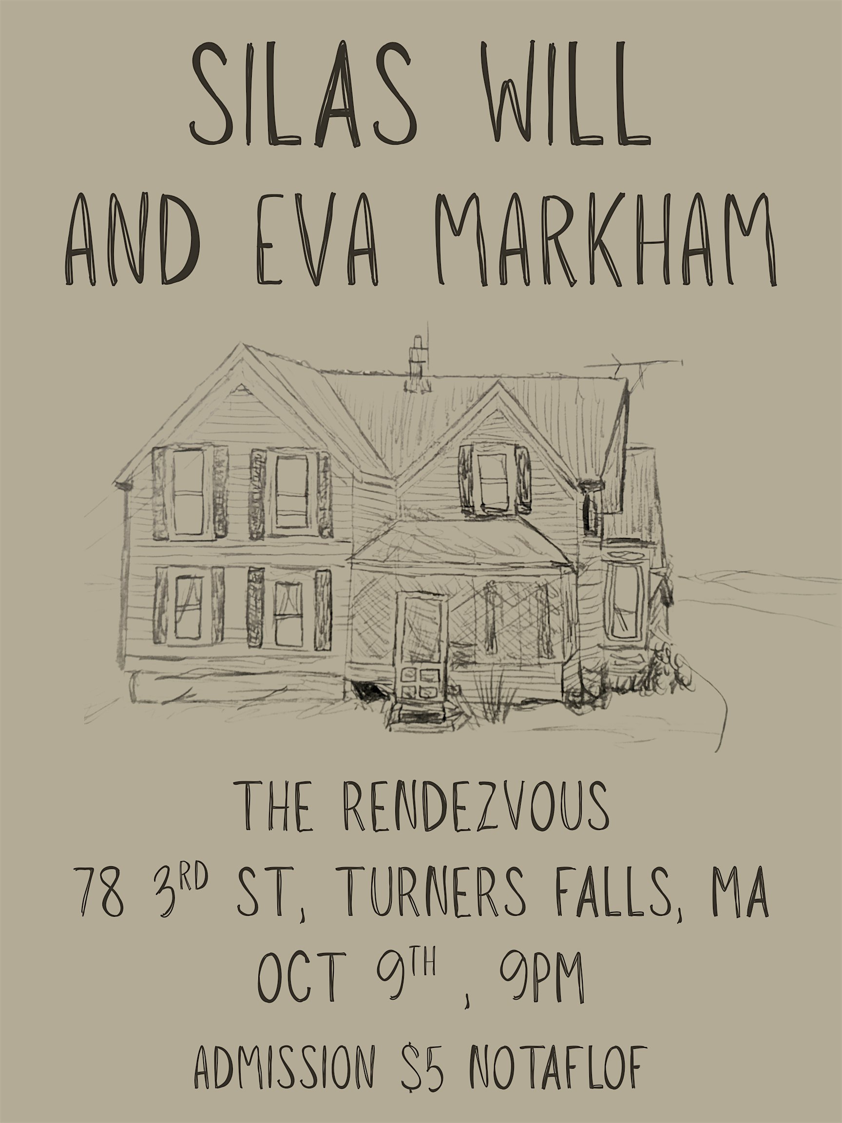 Silas Will & Eva Markham LIVE at The Rendezvous – Montague, MA