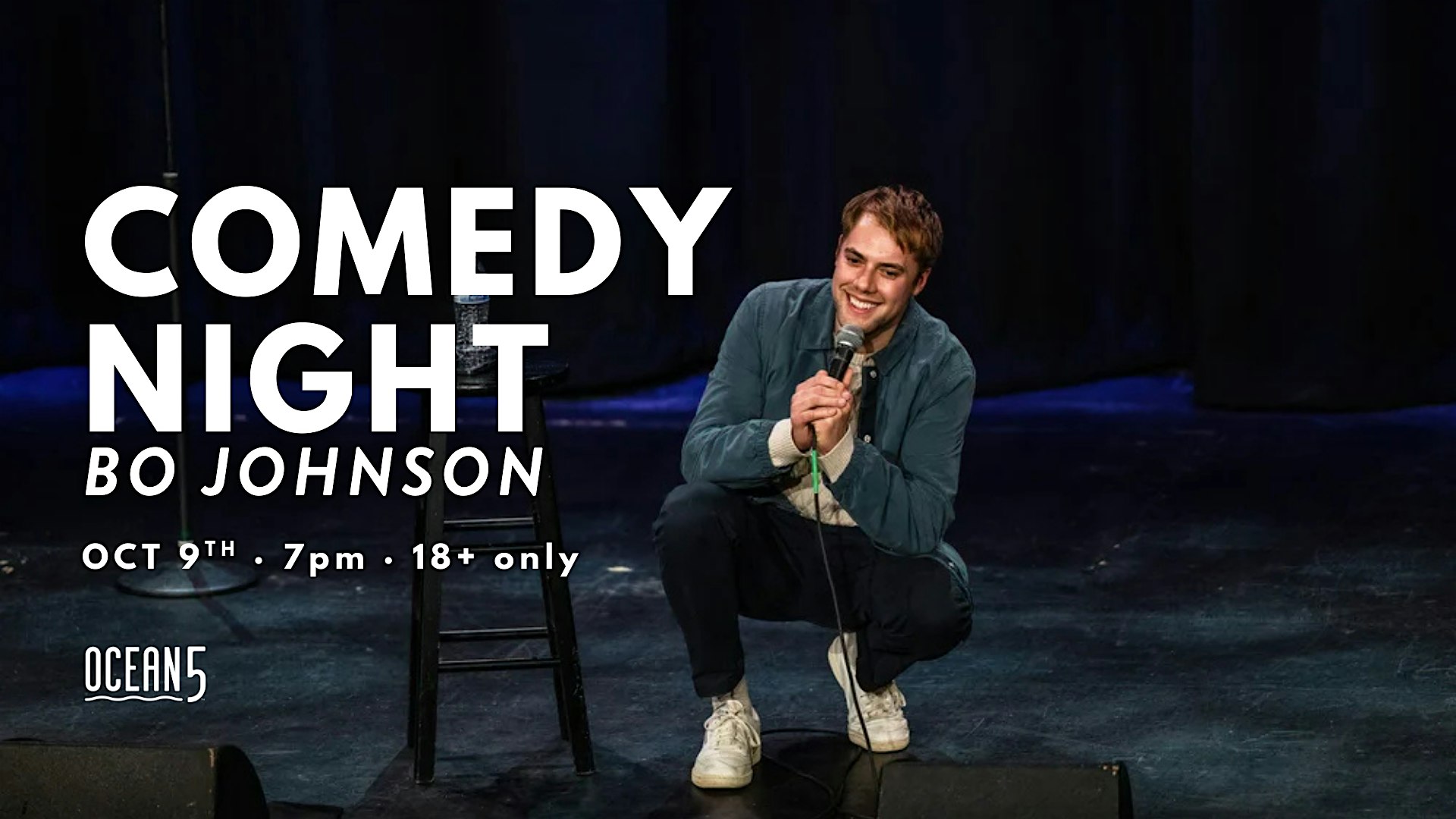 Comedy Night with Bo Johnson at Ocean5 at Ocean5 – Gig Harbor, WA